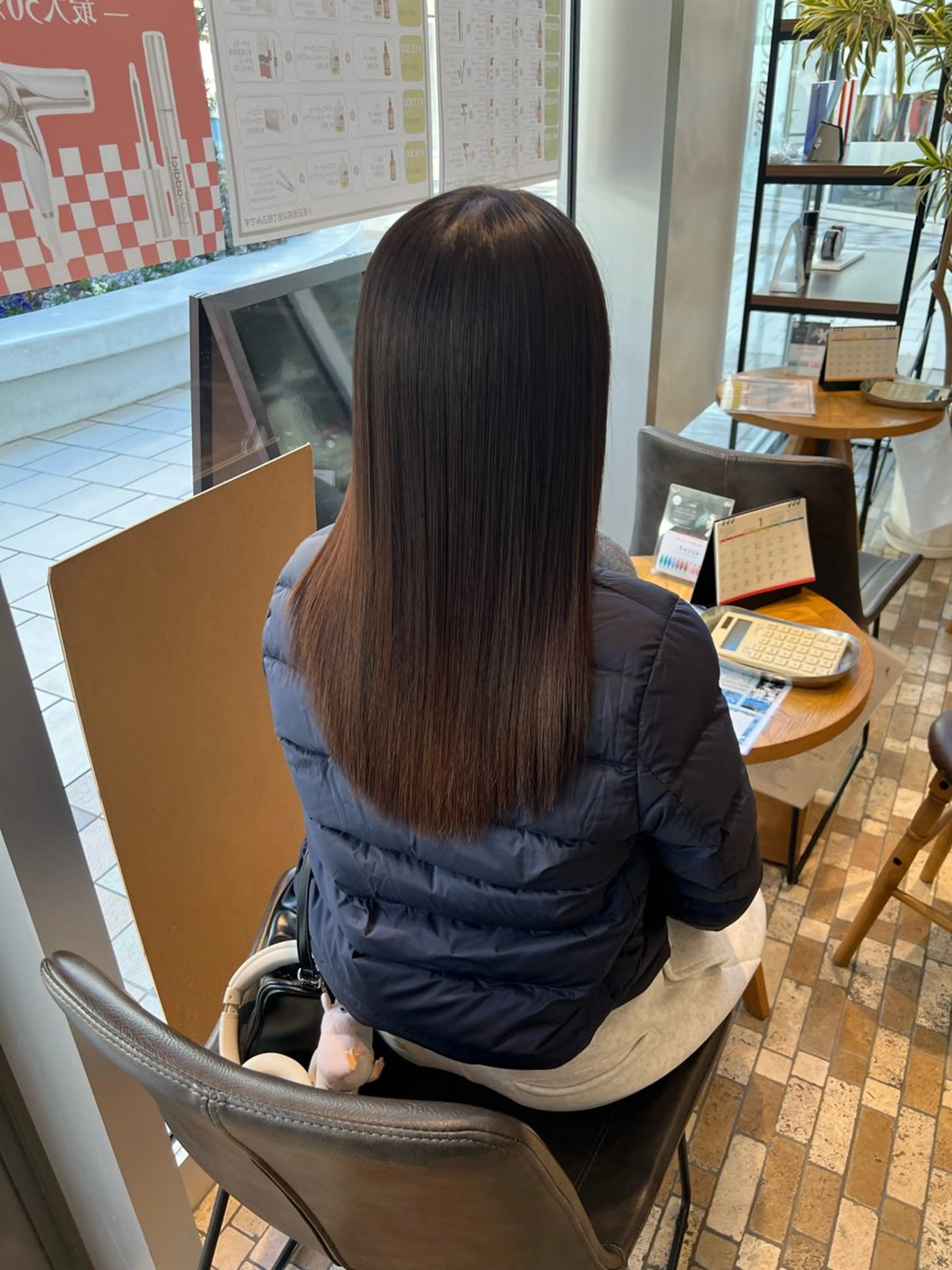 セミロング パーマ 髪質改善 酸性ストレート ストレートパーマ カット 縮毛矯正 🫧Ai/ ロロネー森ノ宮💖のヘアスタイル