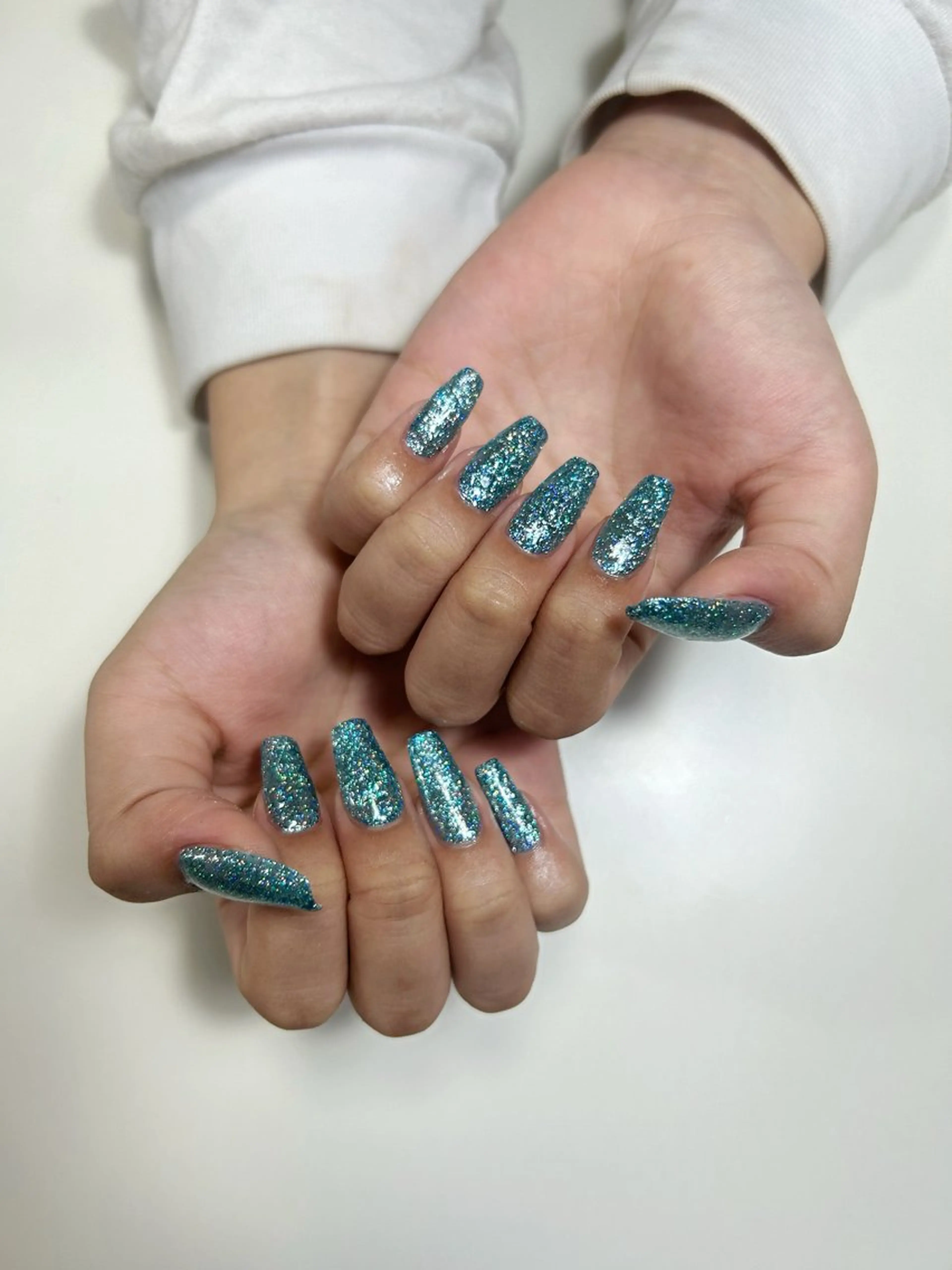 ラメワンカラー💫🩷の写真