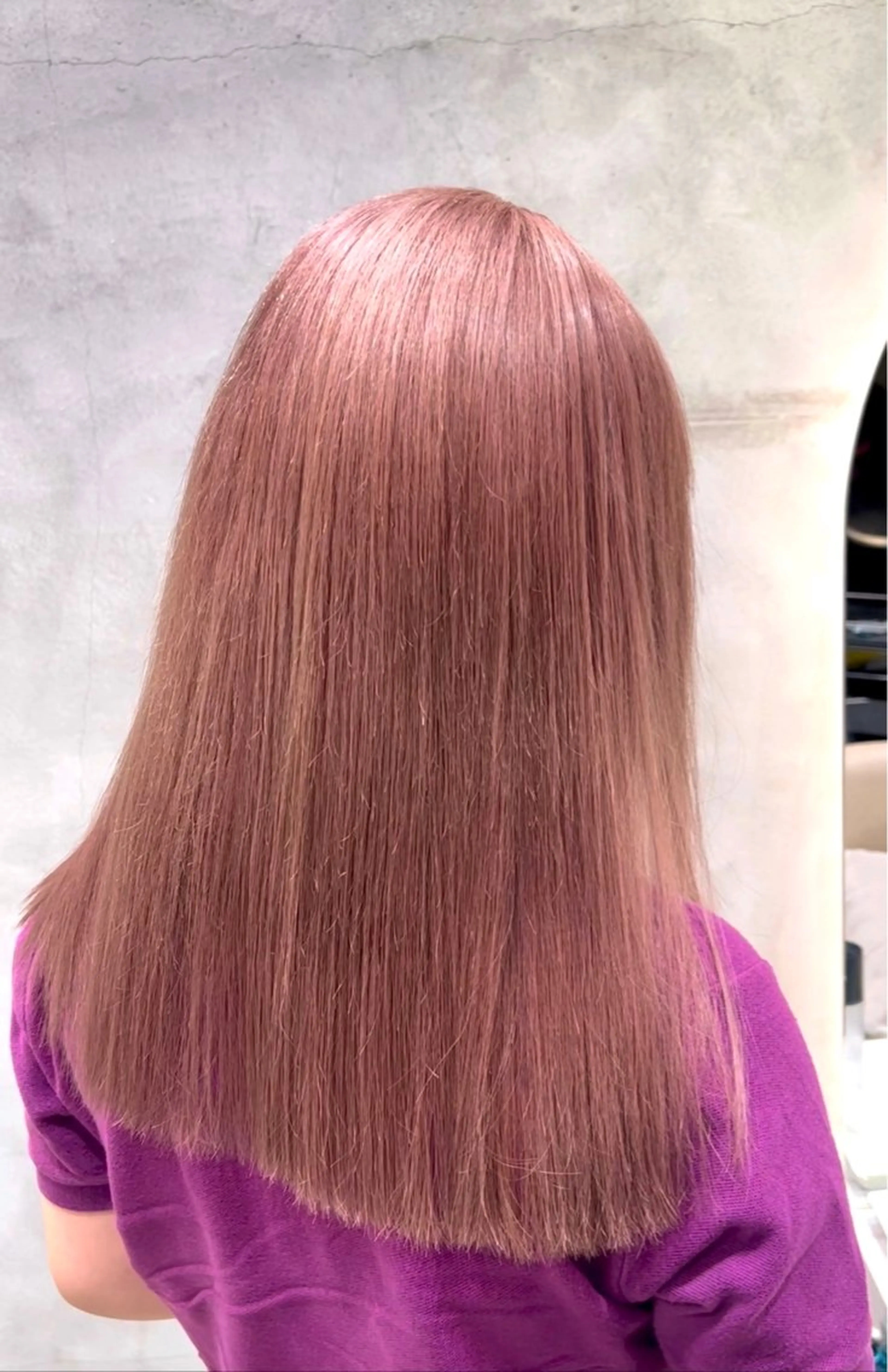 ミディアム カラー ハイトーンカラー 宮嶋 蓮のヘアスタイル