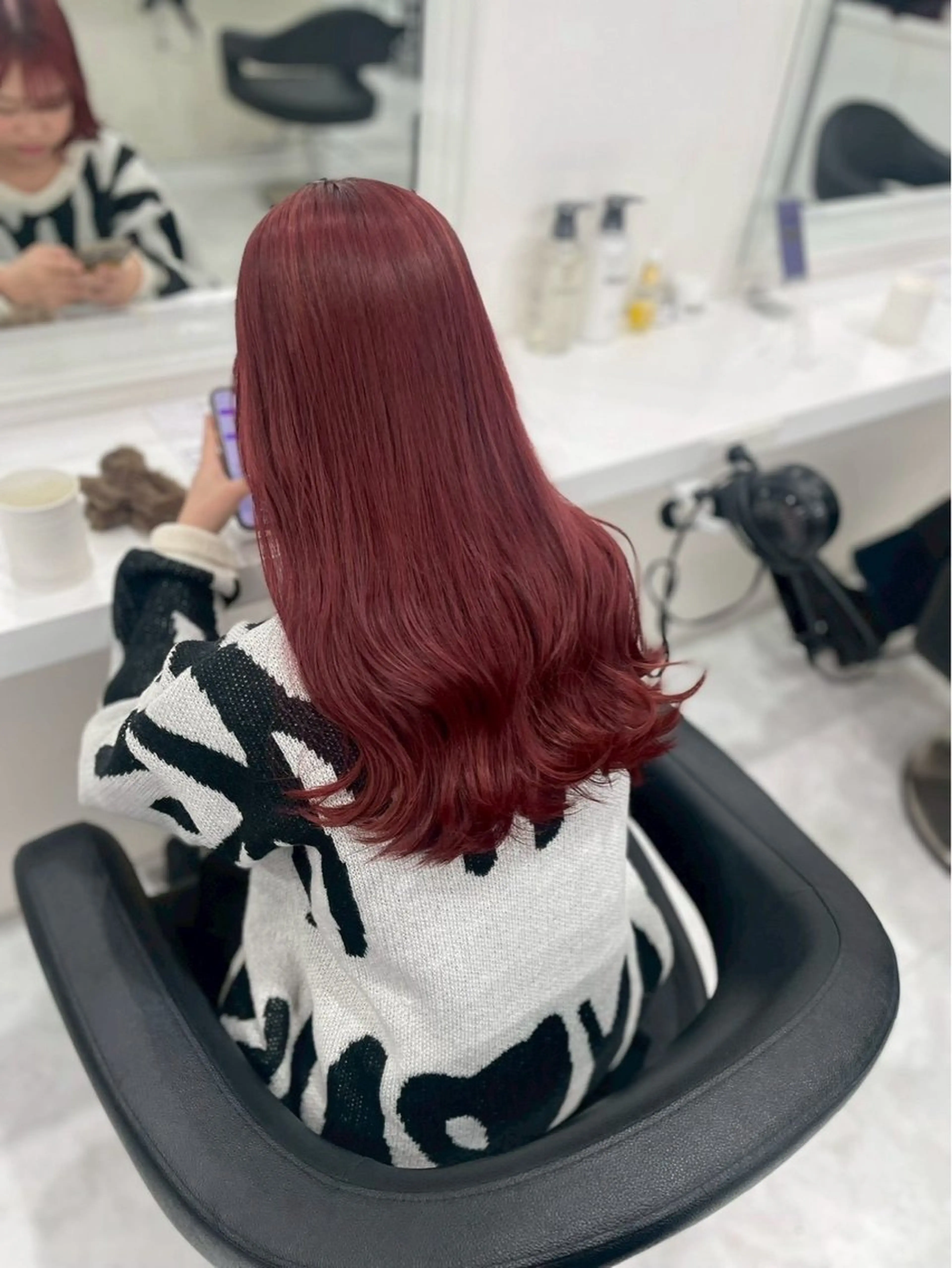 ロング カラー ヘアカラー 🫧うる艶モテ髪🎀 Nanamiのヘアスタイル