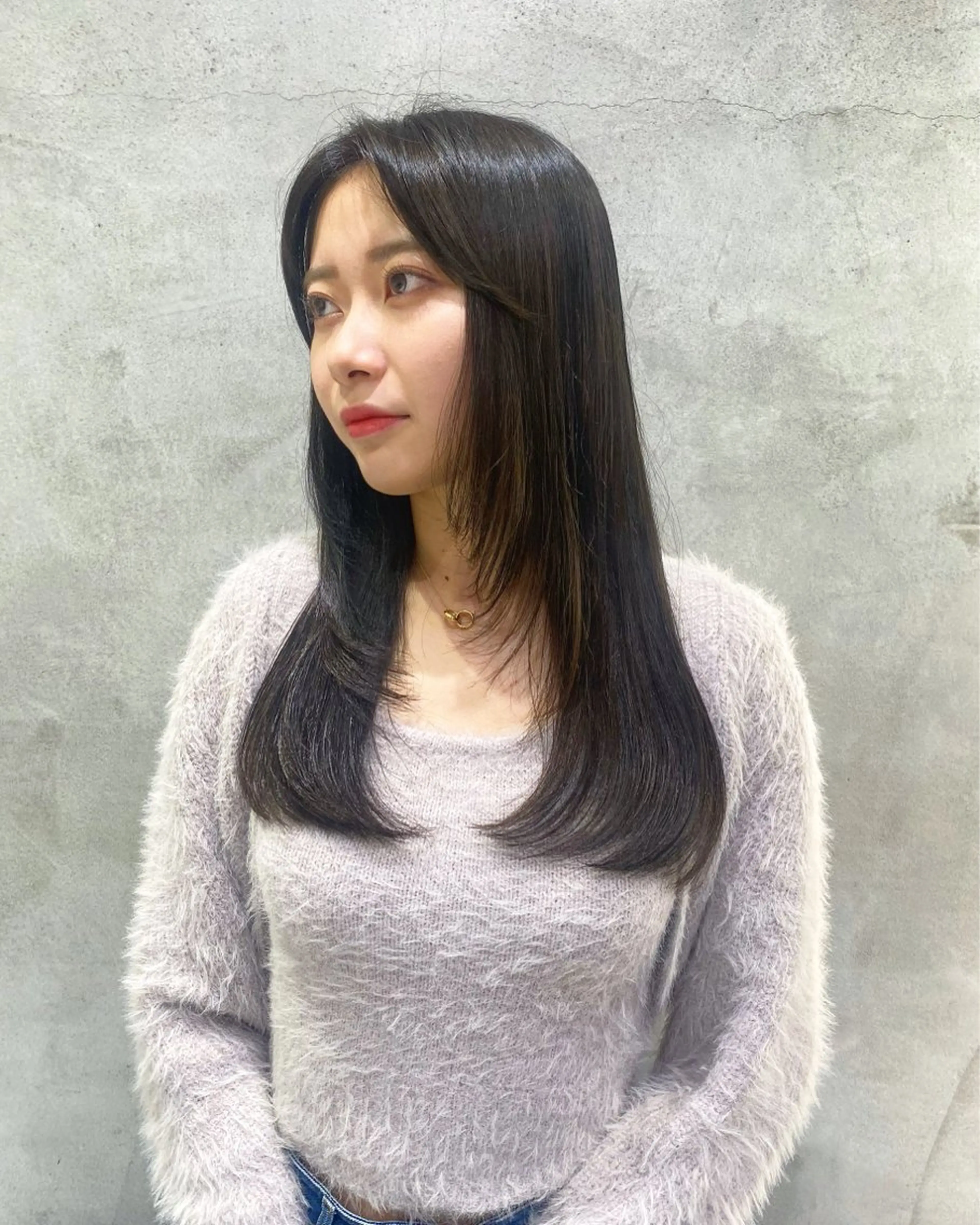 ロング カラー レイヤーカット カット ヘアカラー トリートメント SHICENEケイ レイヤーカット🦋のヘアスタイル