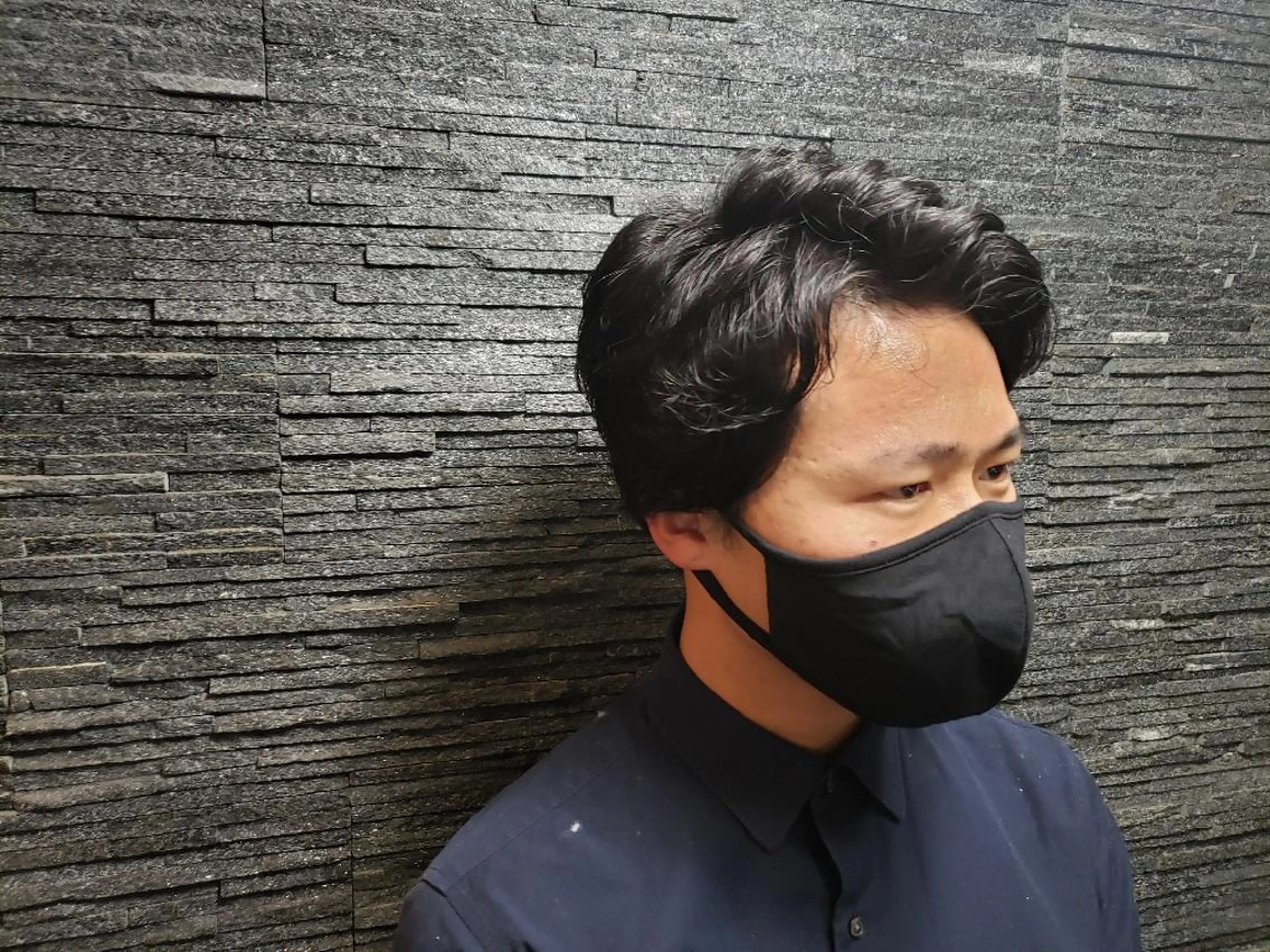 パーマ ミディアム barber shopのヘアスタイル