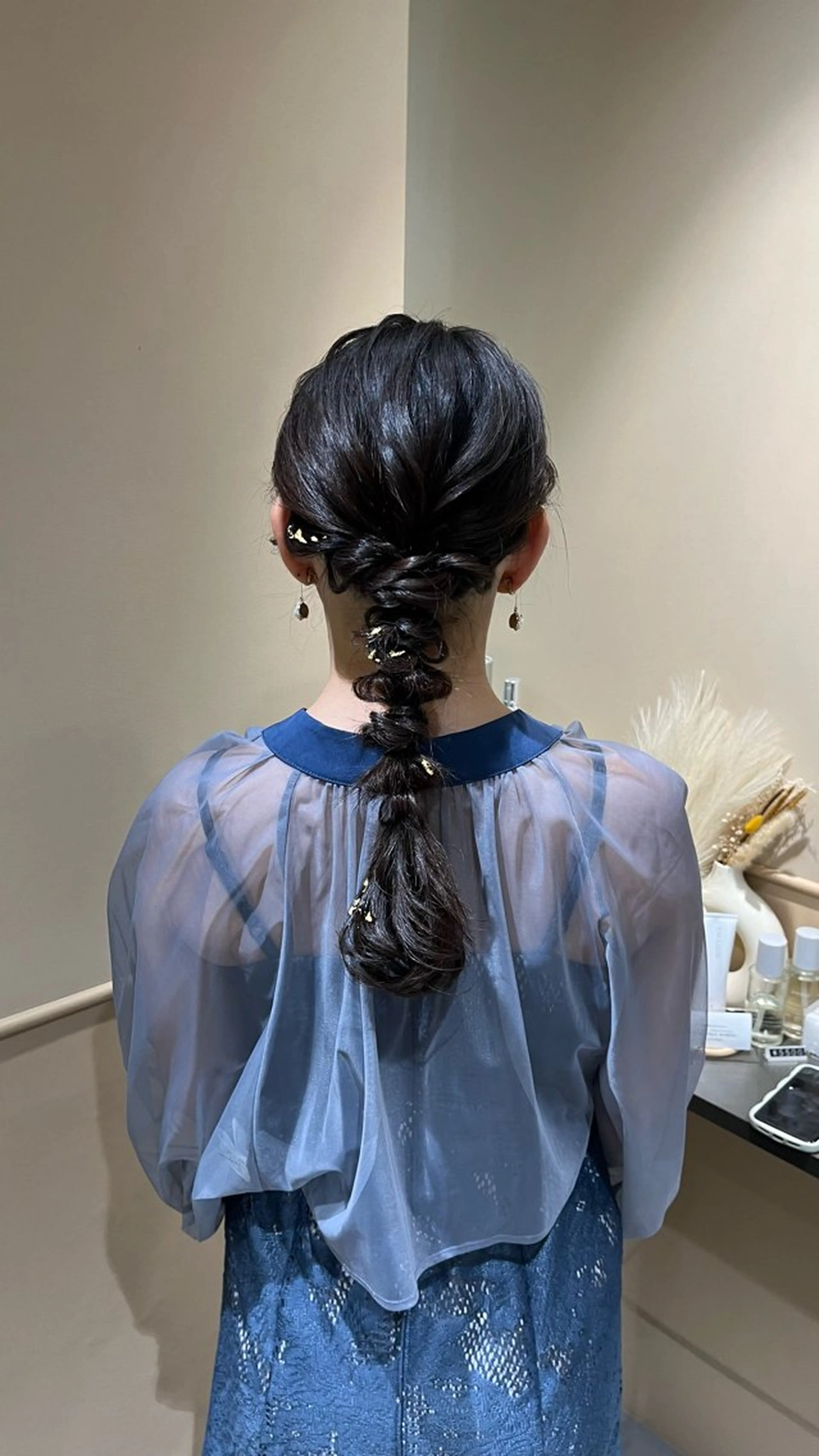 ロング ヘアアレンジ ヘアセット 🫧tomoka 透明感カラー🫧のヘアスタイル