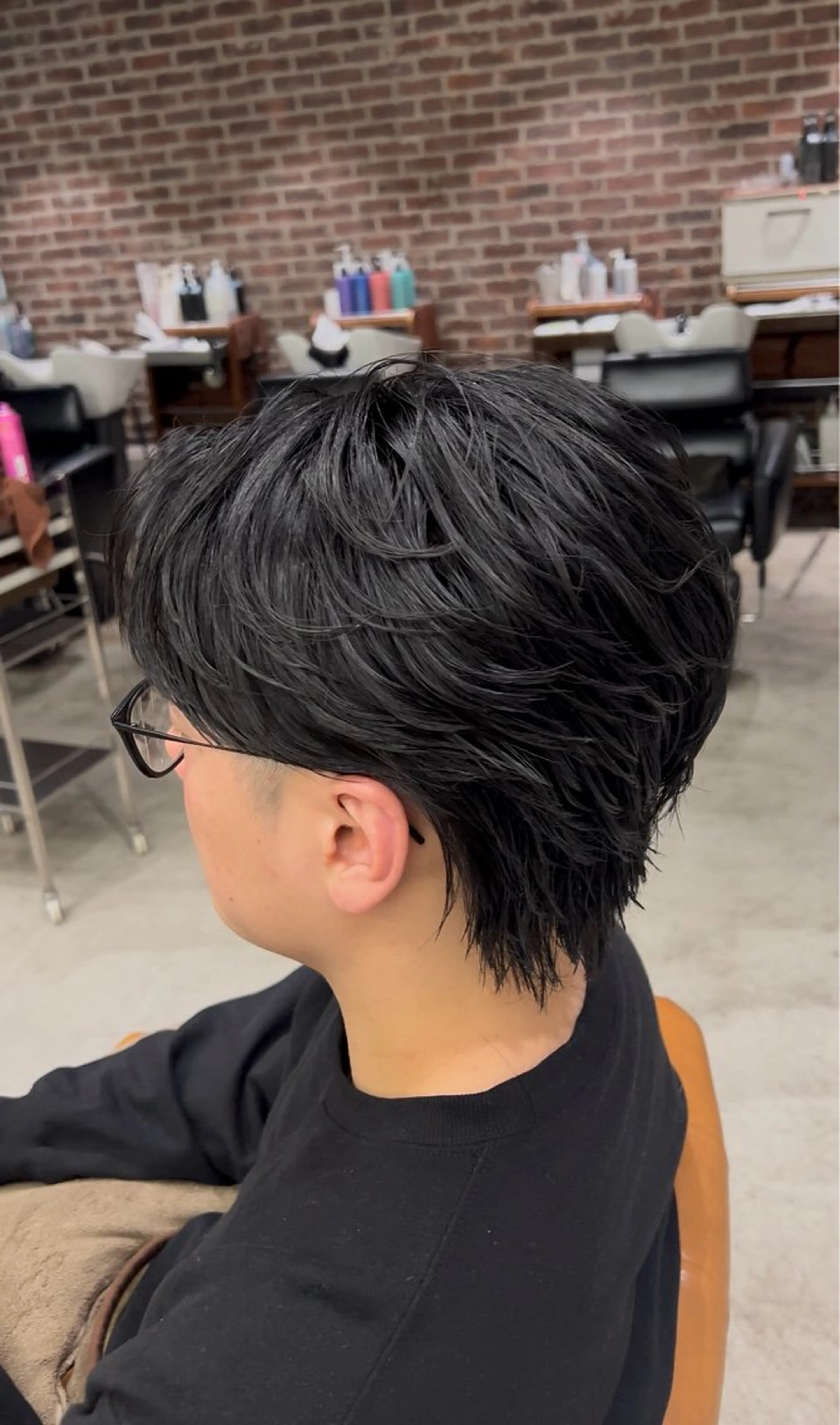 ミディアム カット パーマ 山野愛子美容室　銀座店所属・tomoメンズ特化 /パーマ/カットのヘアスタイル