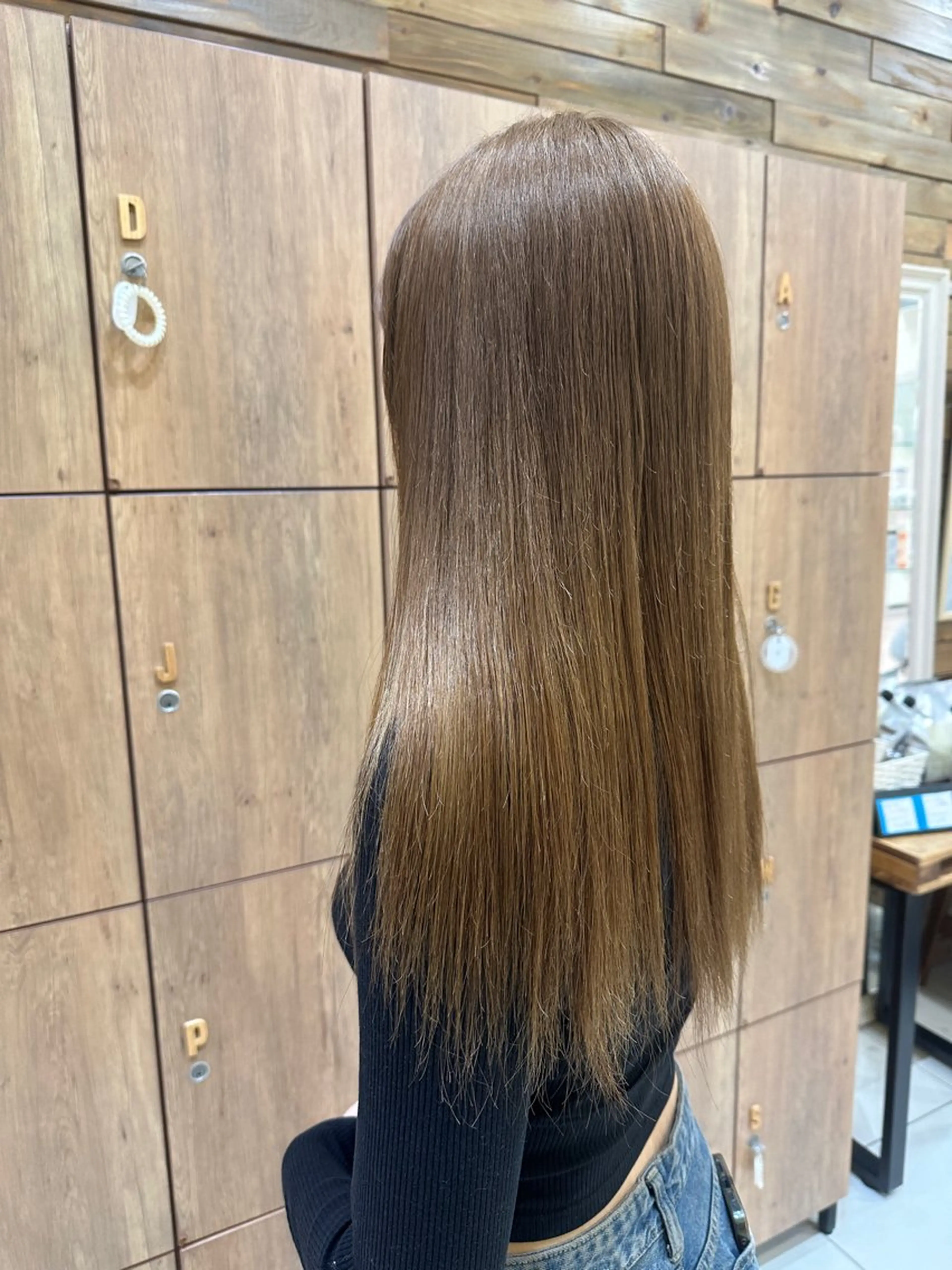 ロング カラー Ancheri by flammeum戸塚店所属・ひな/ボブカット/ ブリーチなしWカラーのヘアスタイル