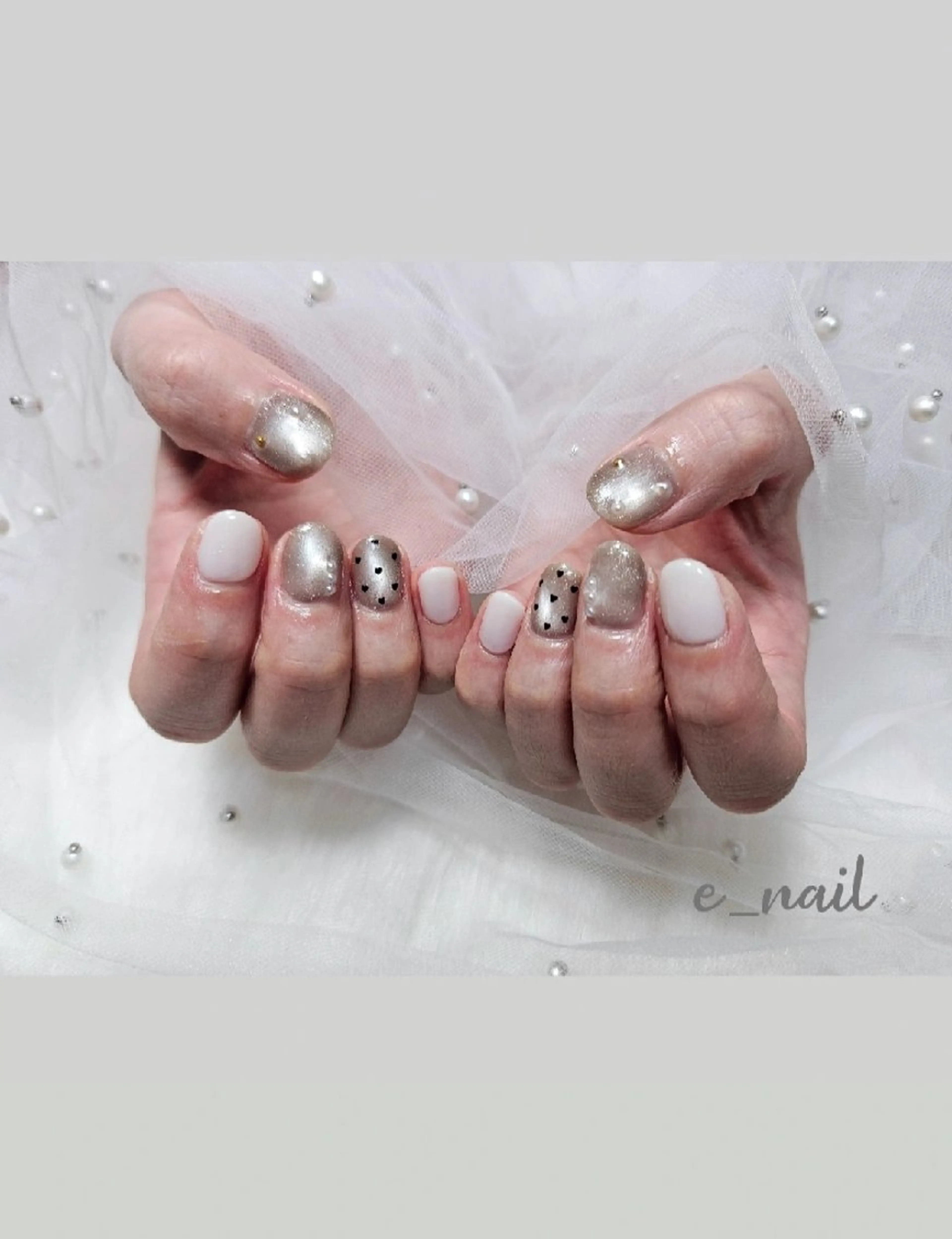 ネイル e_nail🍀自宅 サロン八潮eri☆　のネイルデザイン