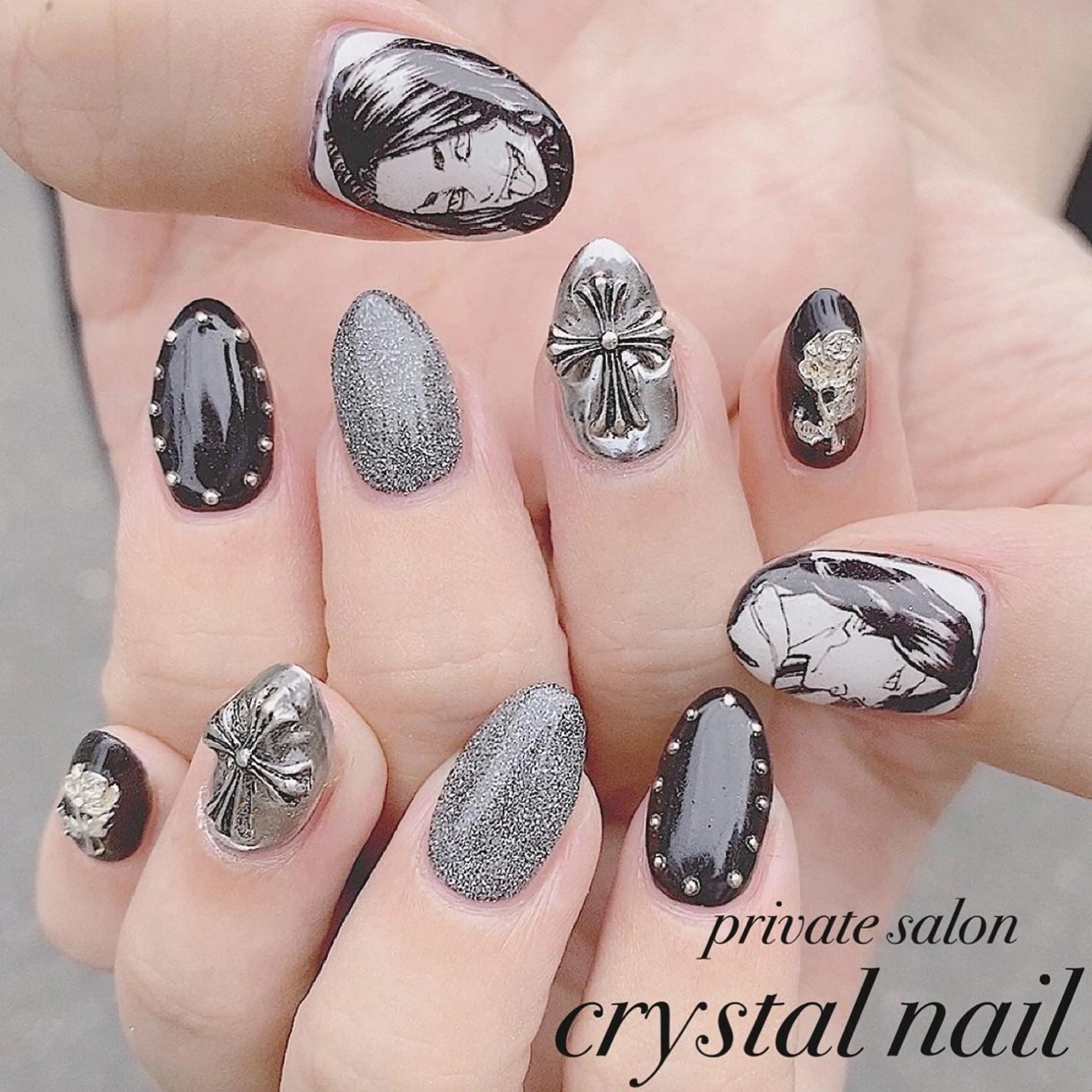 ネイル 持ち込み Crystal Nailのネイルデザイン