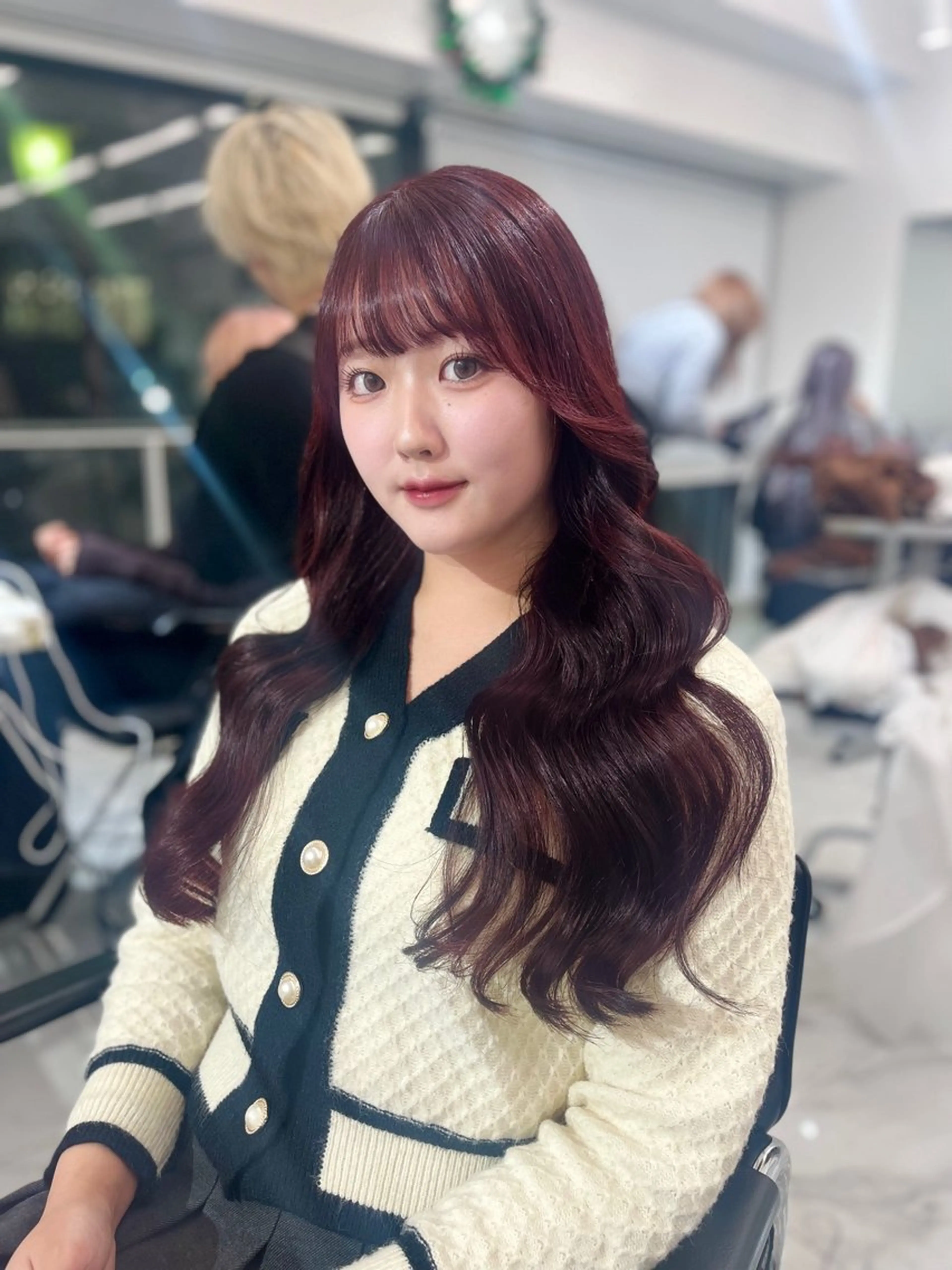 ロング カラー カット ヘアカラー 韓国ヘア🎀艶髪 /渋谷/Manaeのヘアスタイル