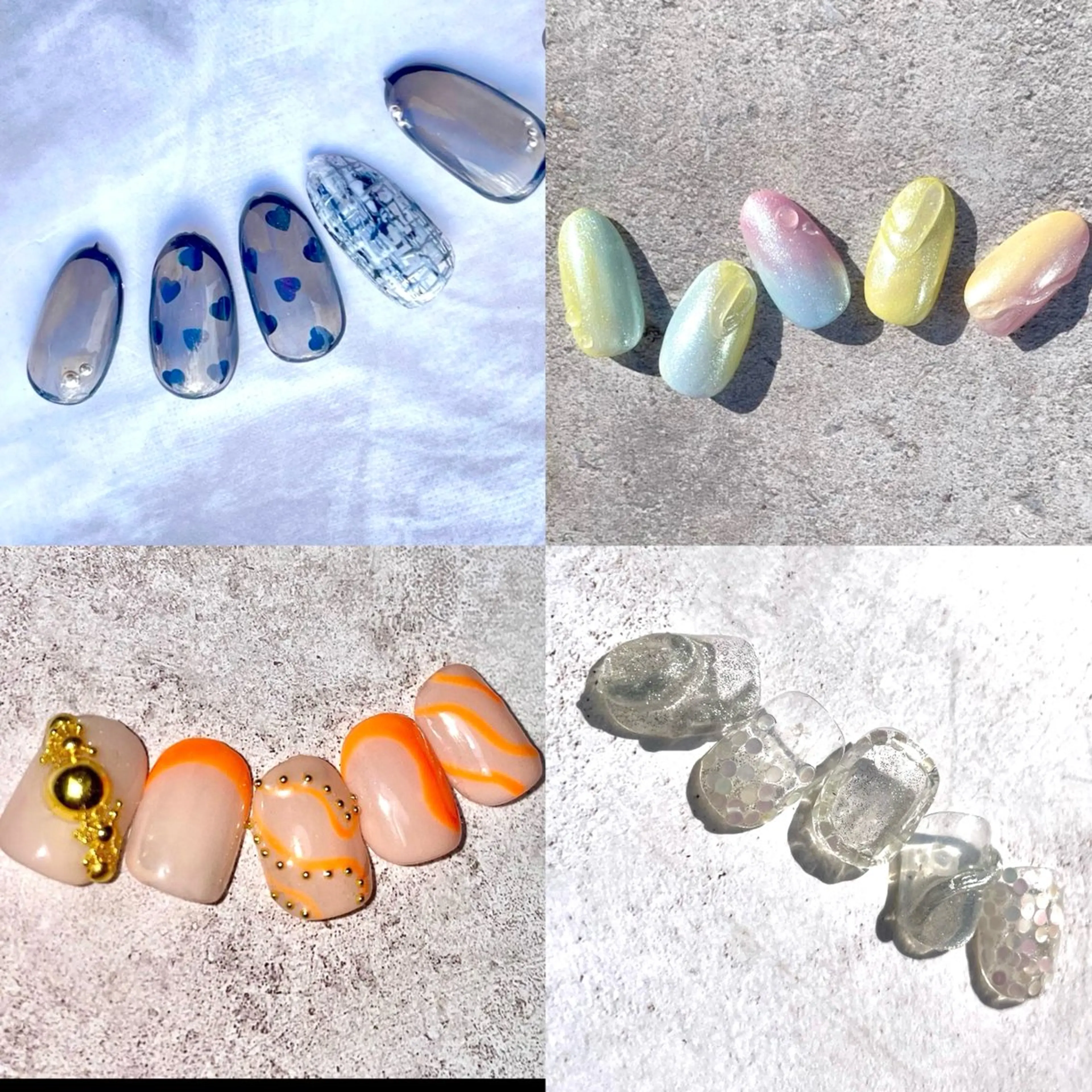 ネイル アートネイル キラキラネイル ハンドネイル キラオメ Neneのネイルデザイン