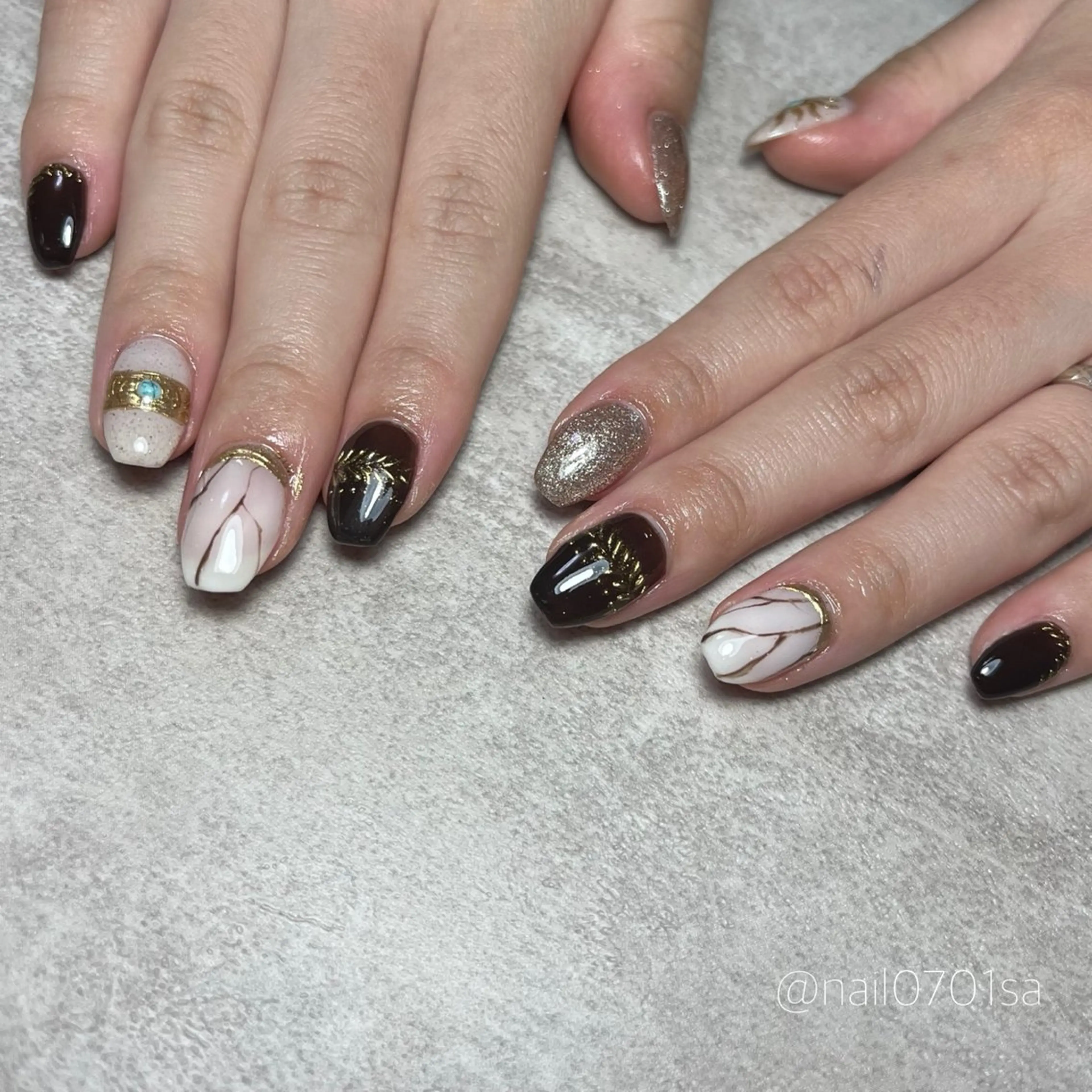 ネイル ハンドネイル Moana Lani所属・moanaLani 🥥sayuri🌵のネイルデザイン