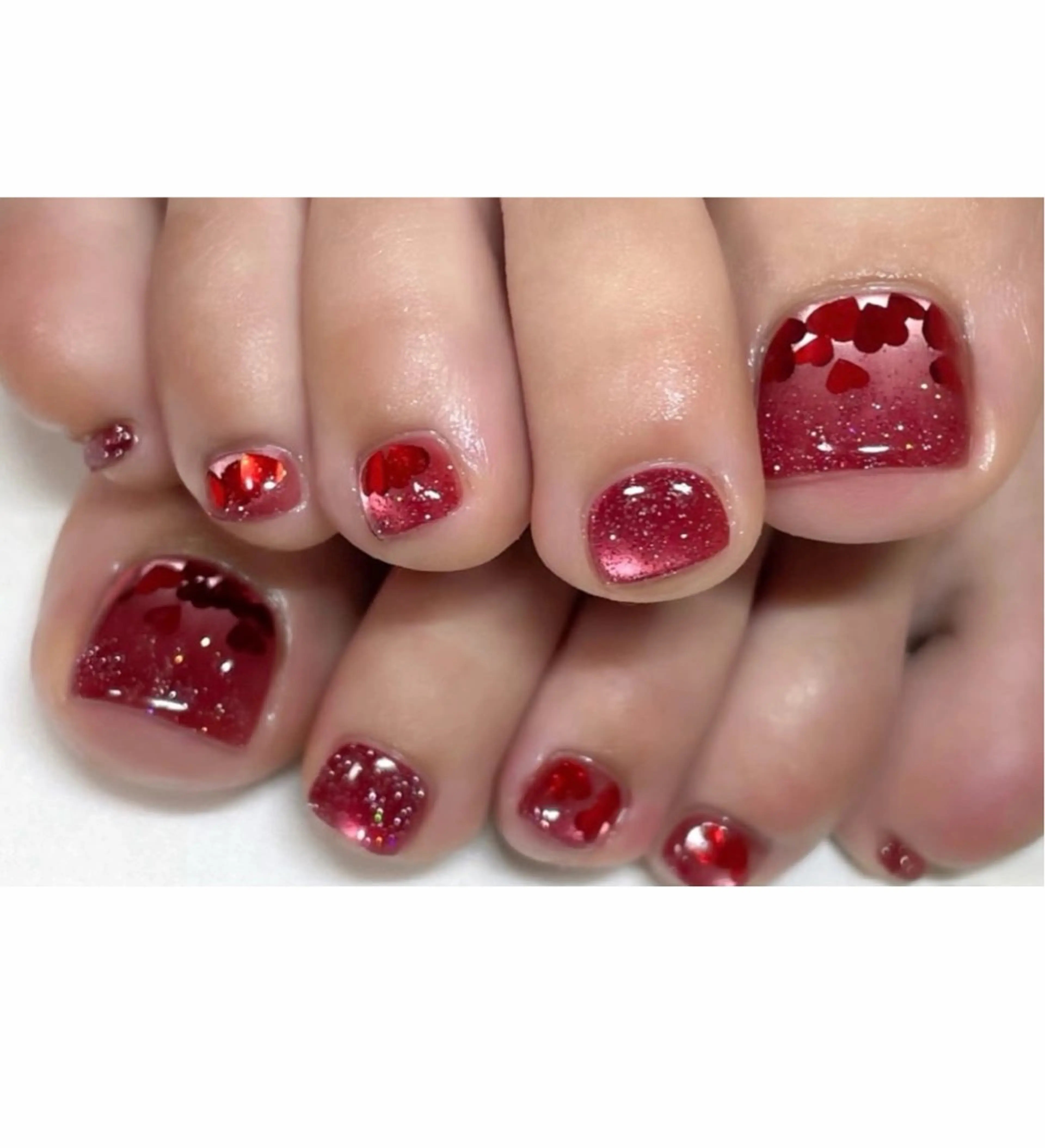 パーツ2つ無料✨【自他店オフ無料】フット🦶持ち込みOK⭕️アートし放題の写真