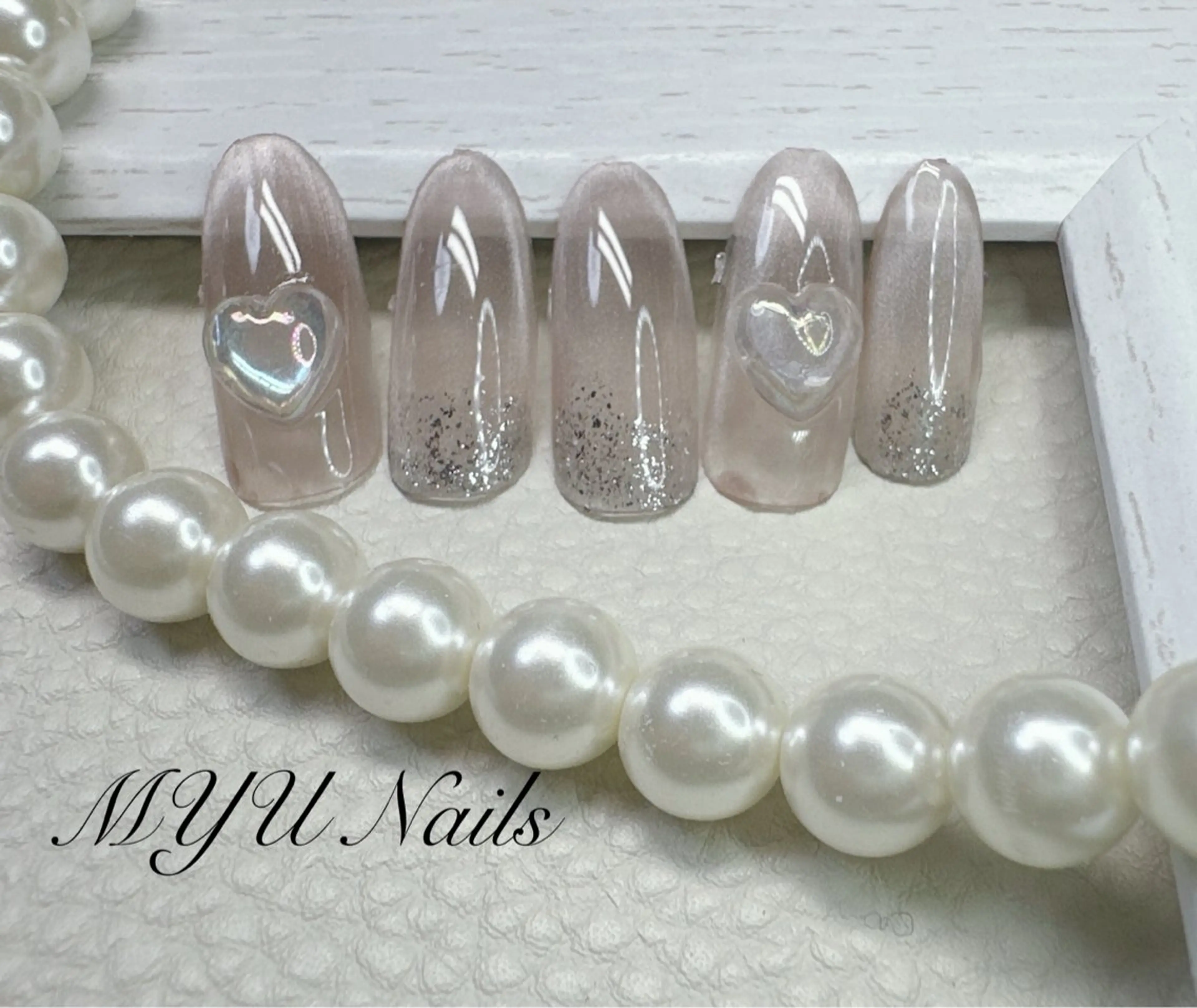 ネイル ジェルネイル ラメ(グリッター) 持ち込み ニュアンスネイル ワンカラーネイル ハンドネイル MYU Nails所属・MYU Nailsのネイルデザイン