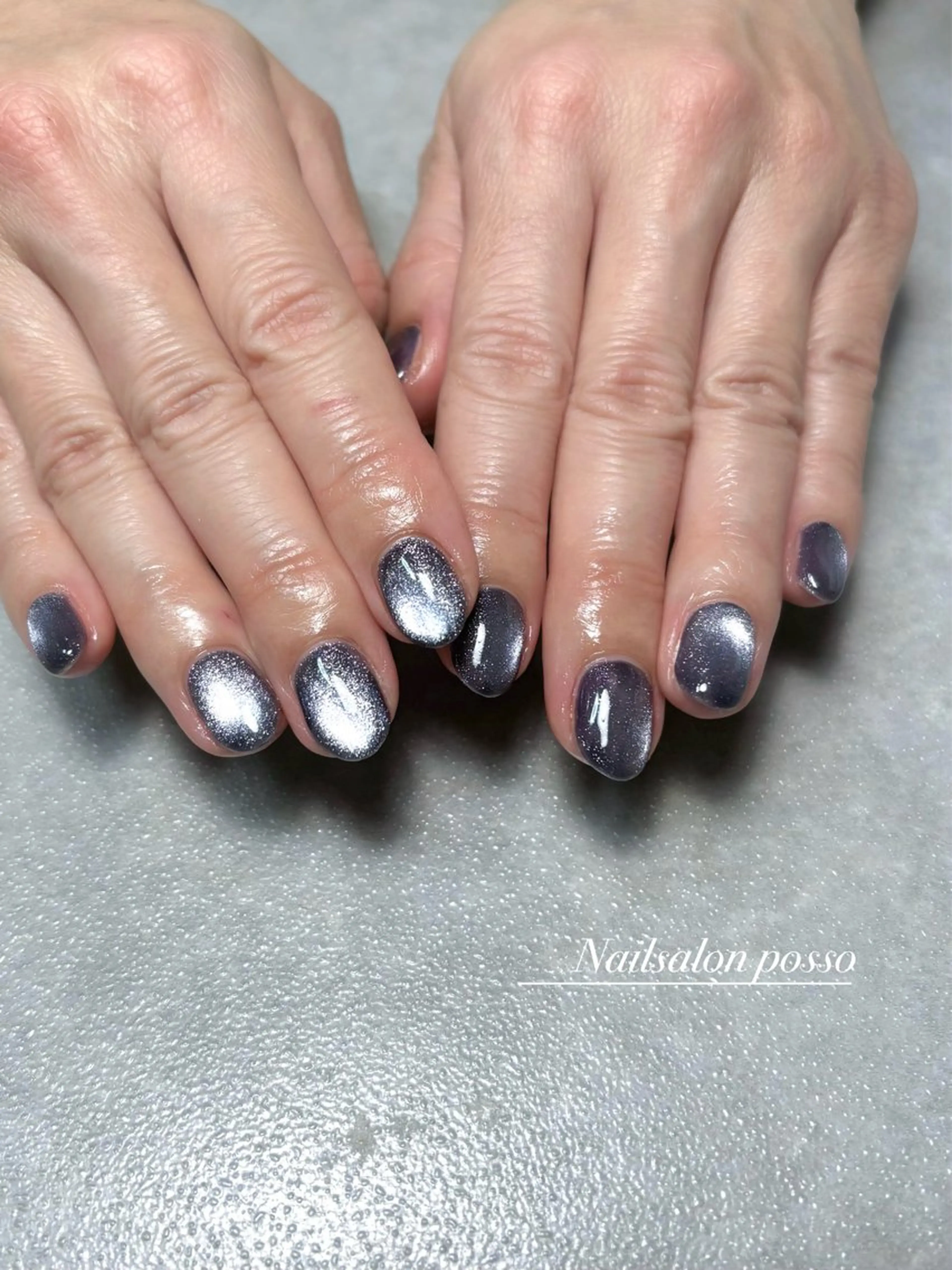 ネイル マグネットネイル ハンドネイル Nail Salon Posso所属・Asuka /possoのネイルデザイン