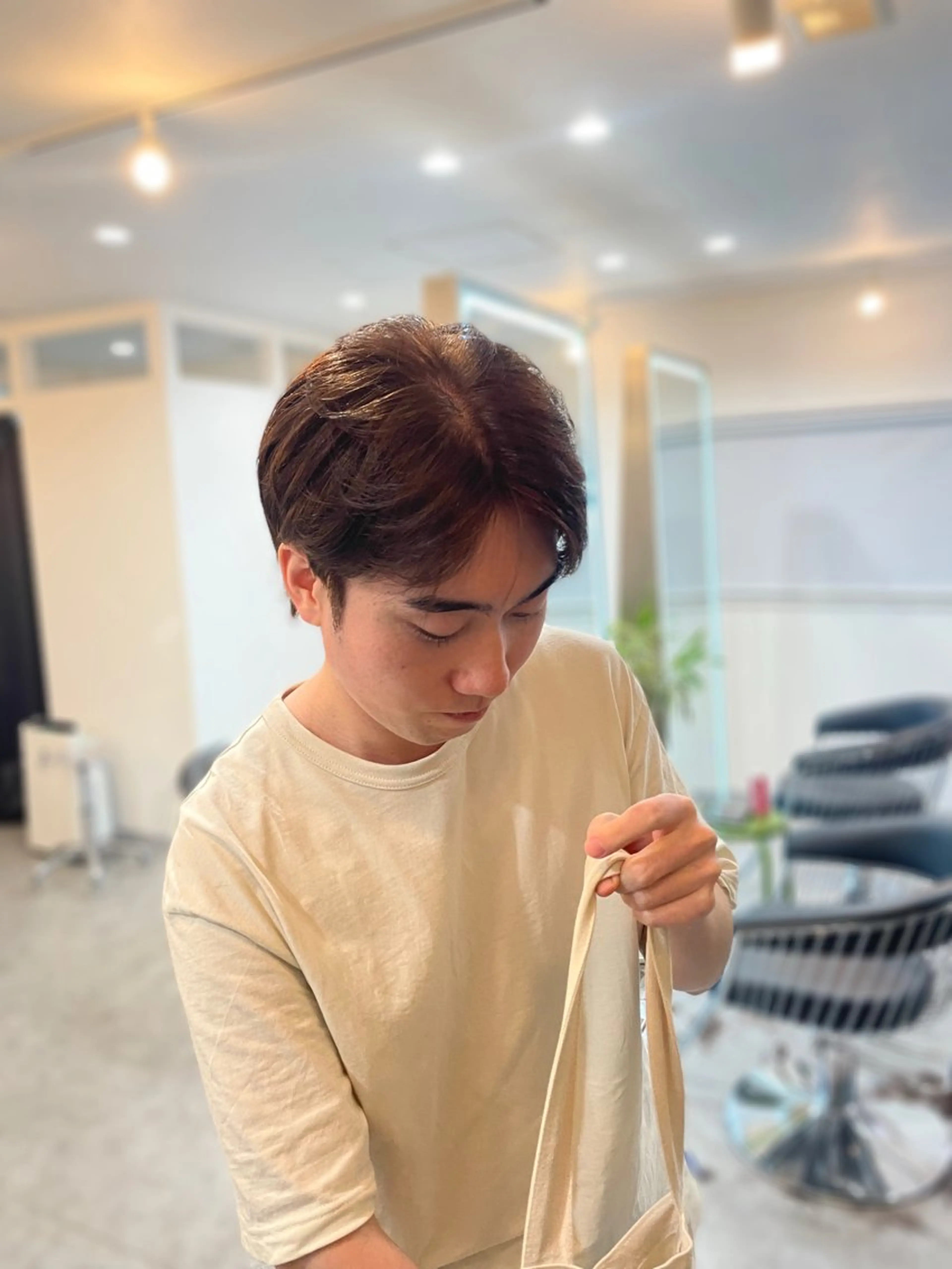 カラー メンズ アッシュ アッシュブラウン ブラウンカラー カット ヘアカラー トリートメント ARARE HAIR みゆきのヘアスタイル