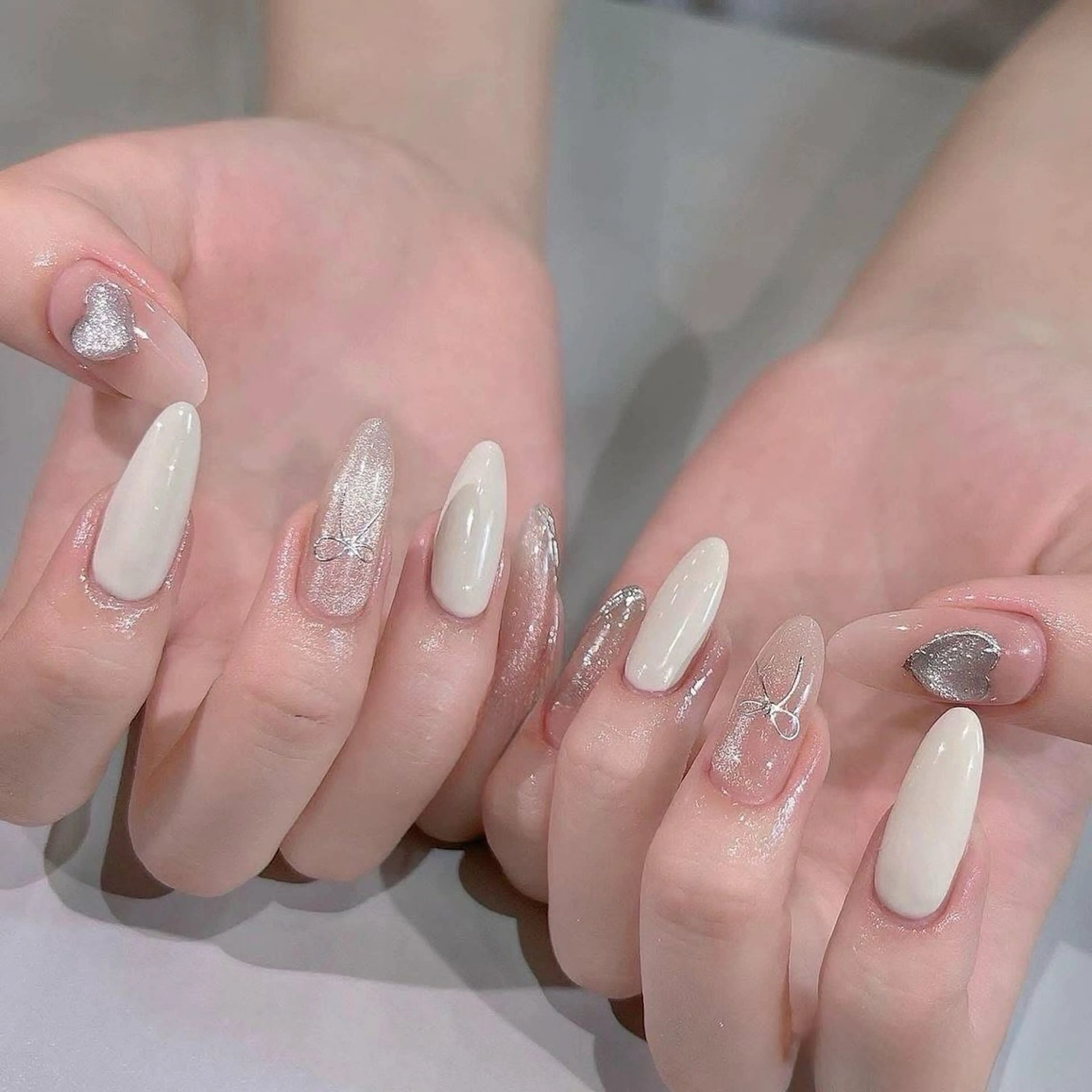 ロング カラー ハンドネイル RUBY NAIL SPAのネイルデザイン