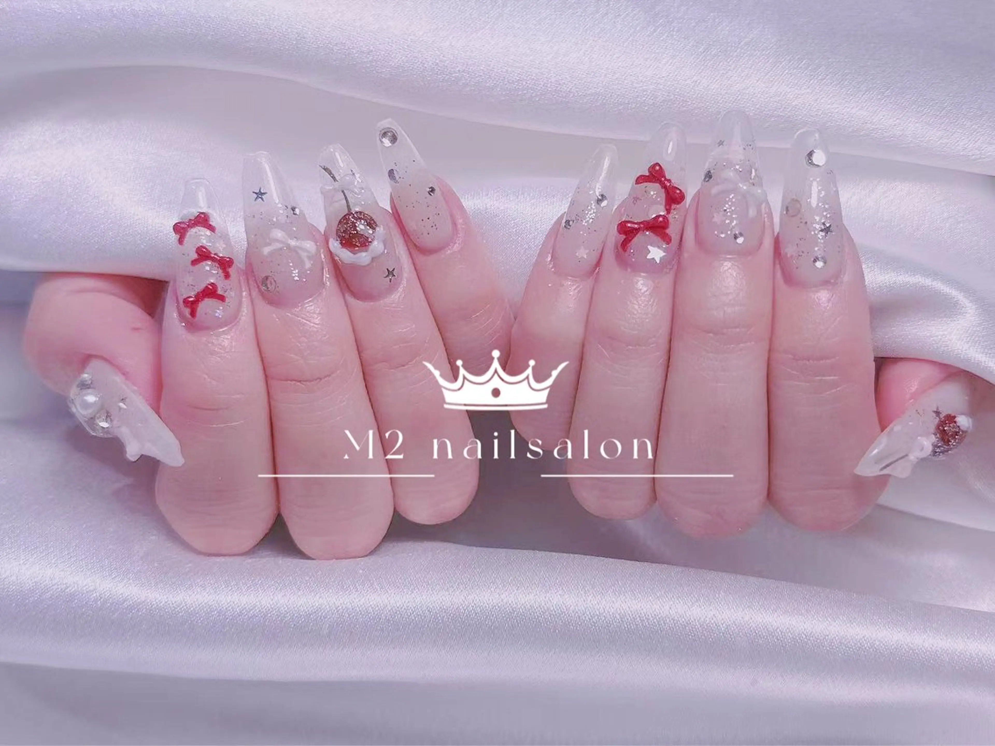 ネイル ハンドネイル 長さだし専門店 M2　rikaのネイルデザイン