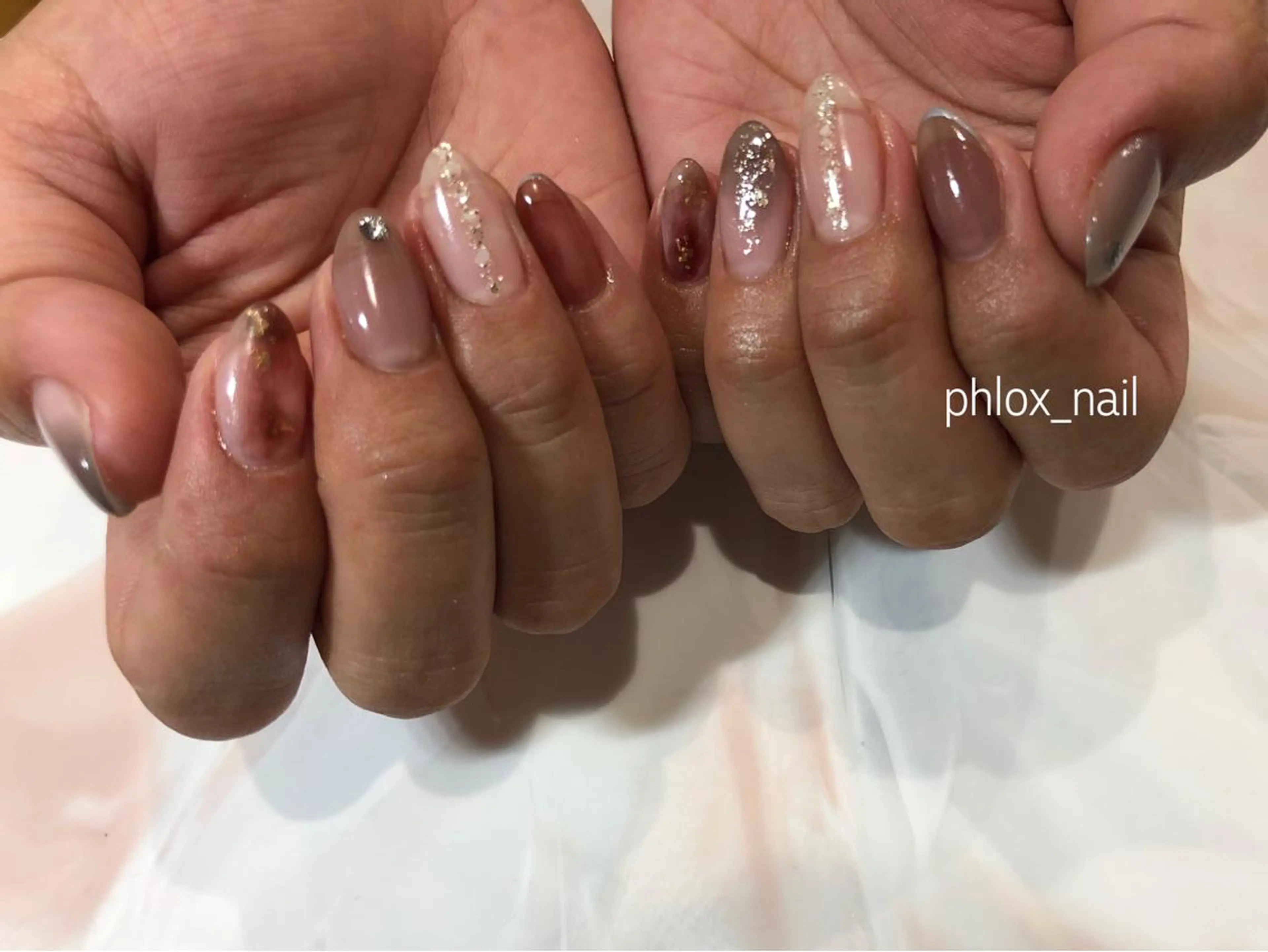 ネイル s/w ＿shokoのネイルデザイン