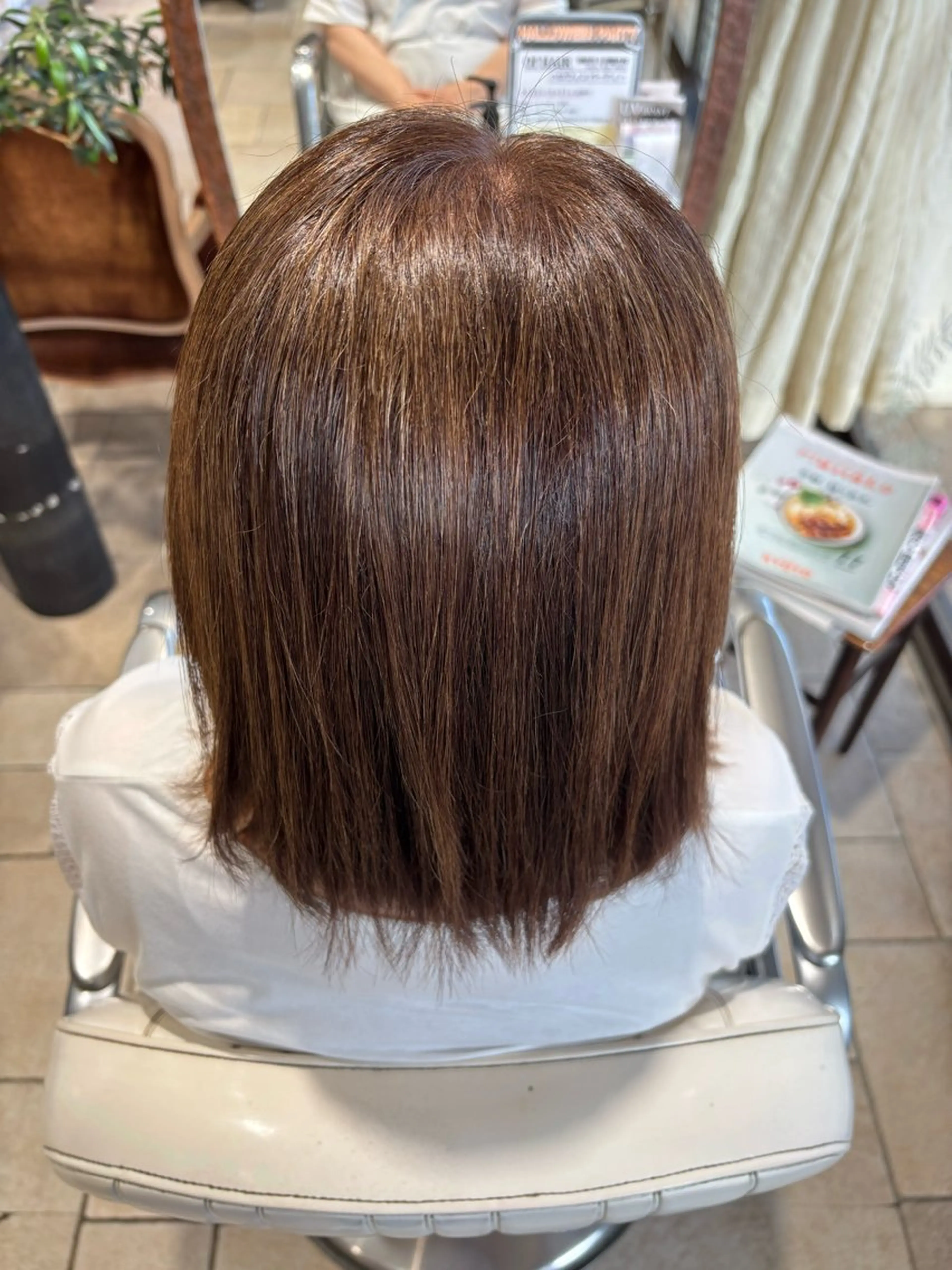 セミロング カラー 似合わせカット ヘアカラー トリートメント Of HAIR 宮崎台所属・宮本龍馬オブヘアー /宮崎台のヘアスタイル