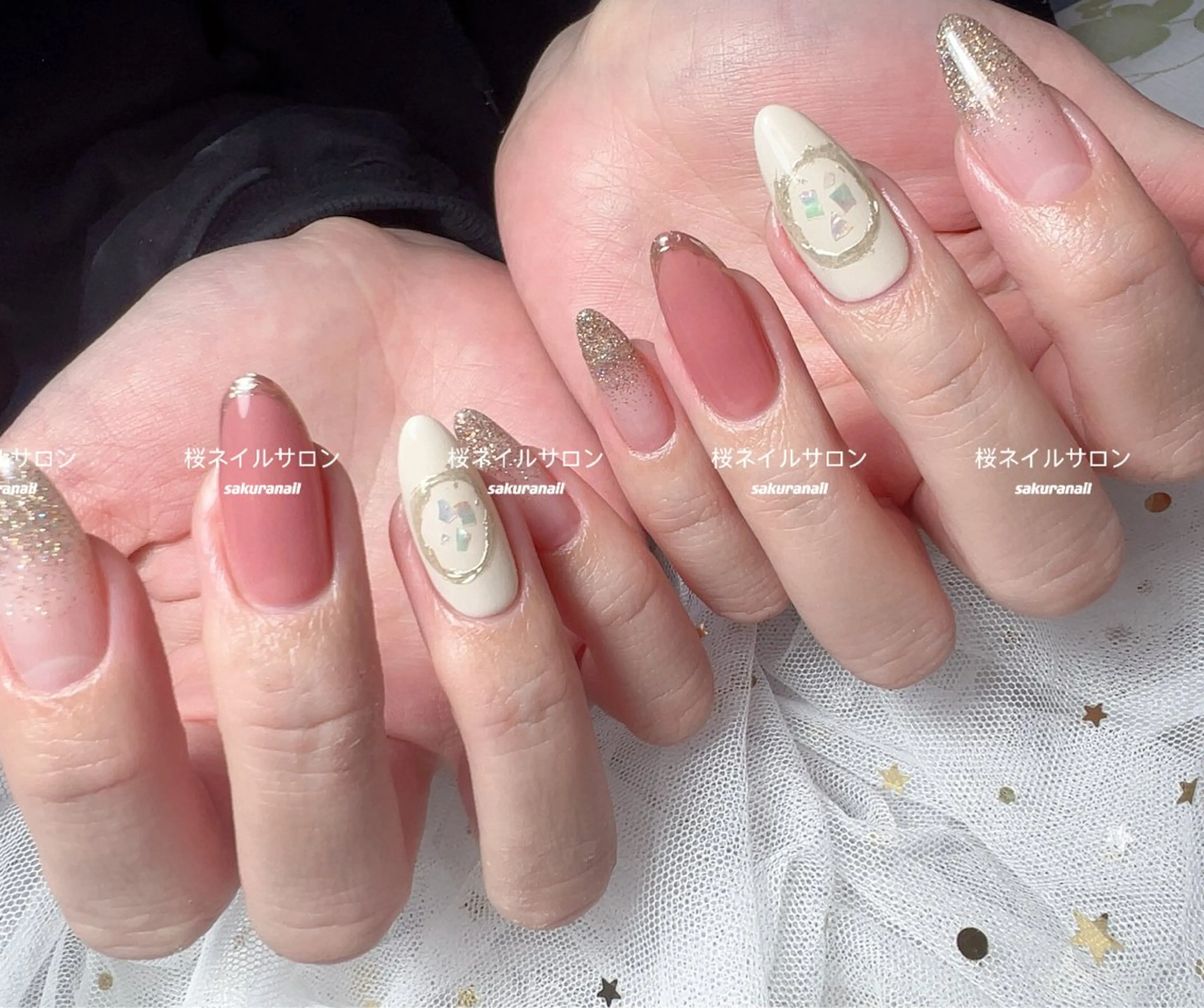 ネイル ハンドネイル 桜 ネイルのネイルデザイン
