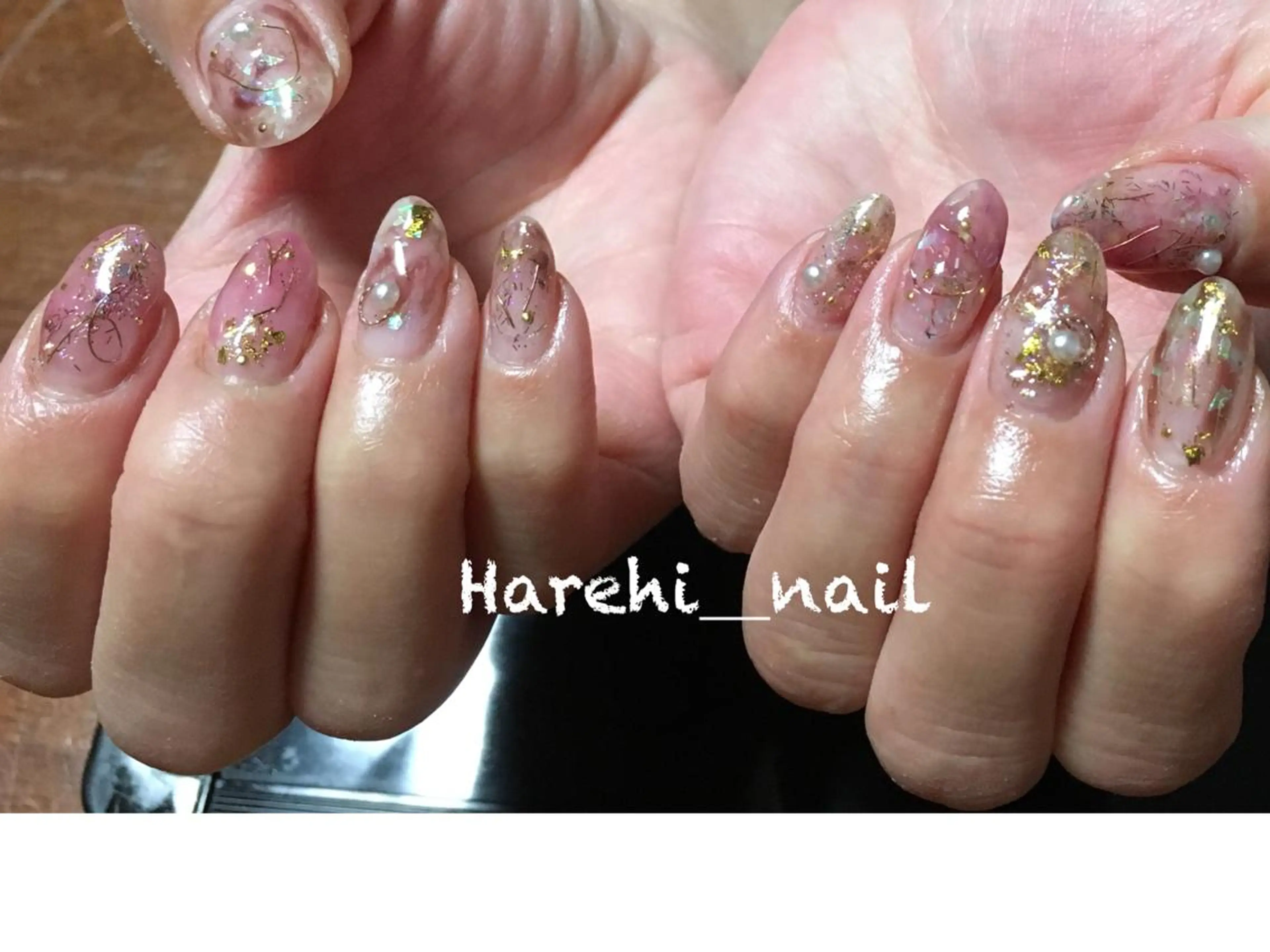ネイル ニュアンスネイル Harehi_ nailのネイルデザイン