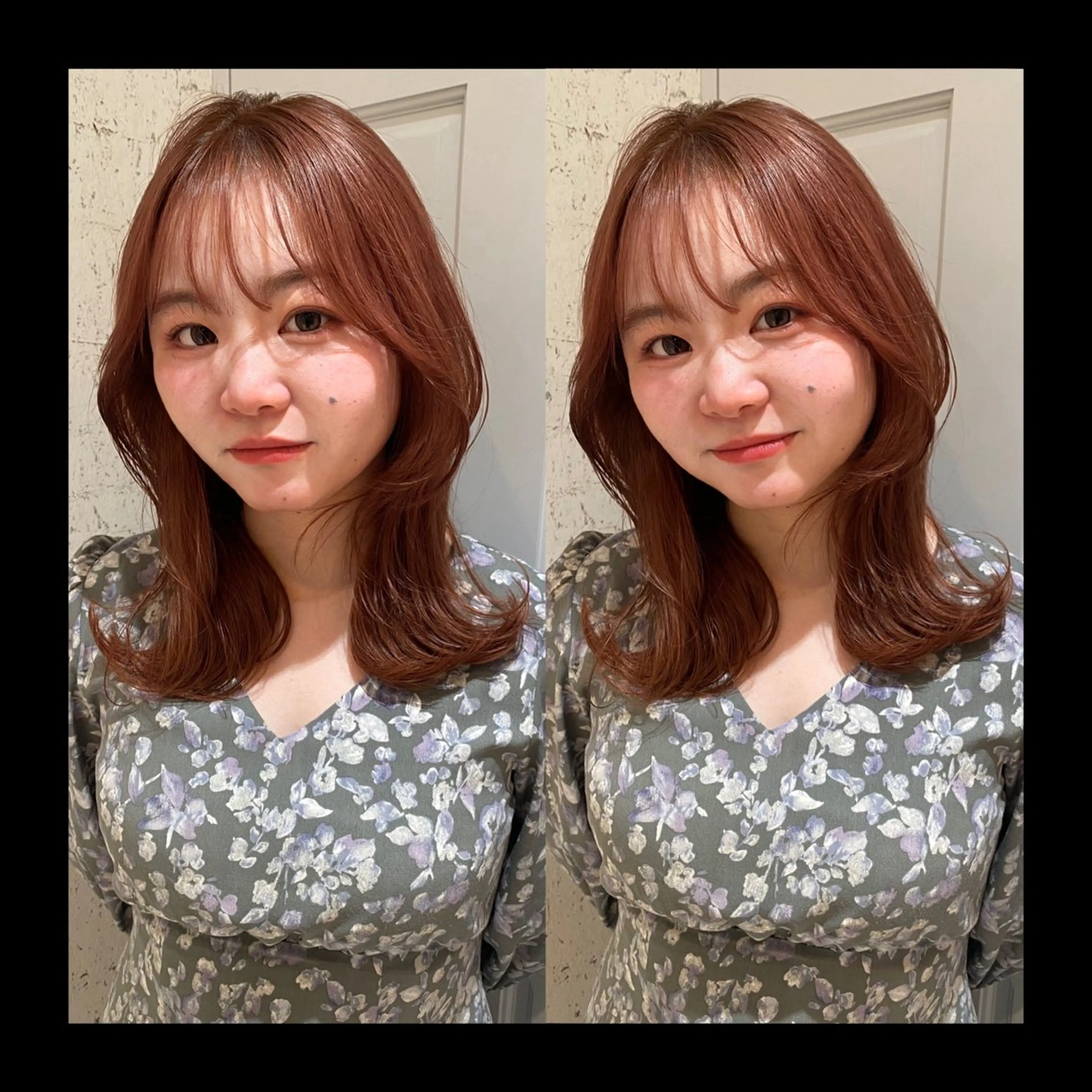 セミロング カラー ブリーチ カット ヘアカラー トリートメント mai / linoah˚✧のヘアスタイル