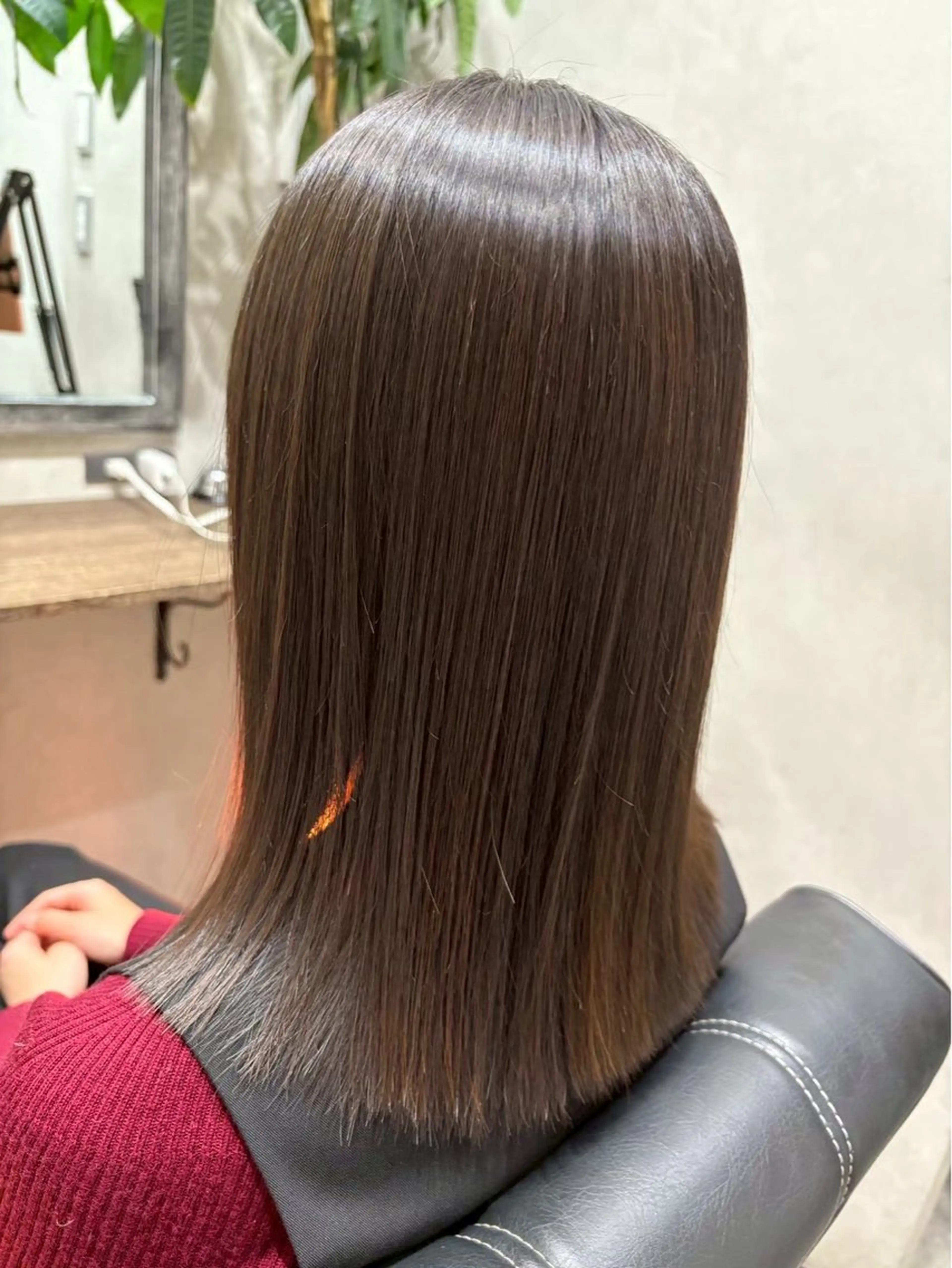 ミディアム カット トリートメント 白鳥 正孝のヘアスタイル