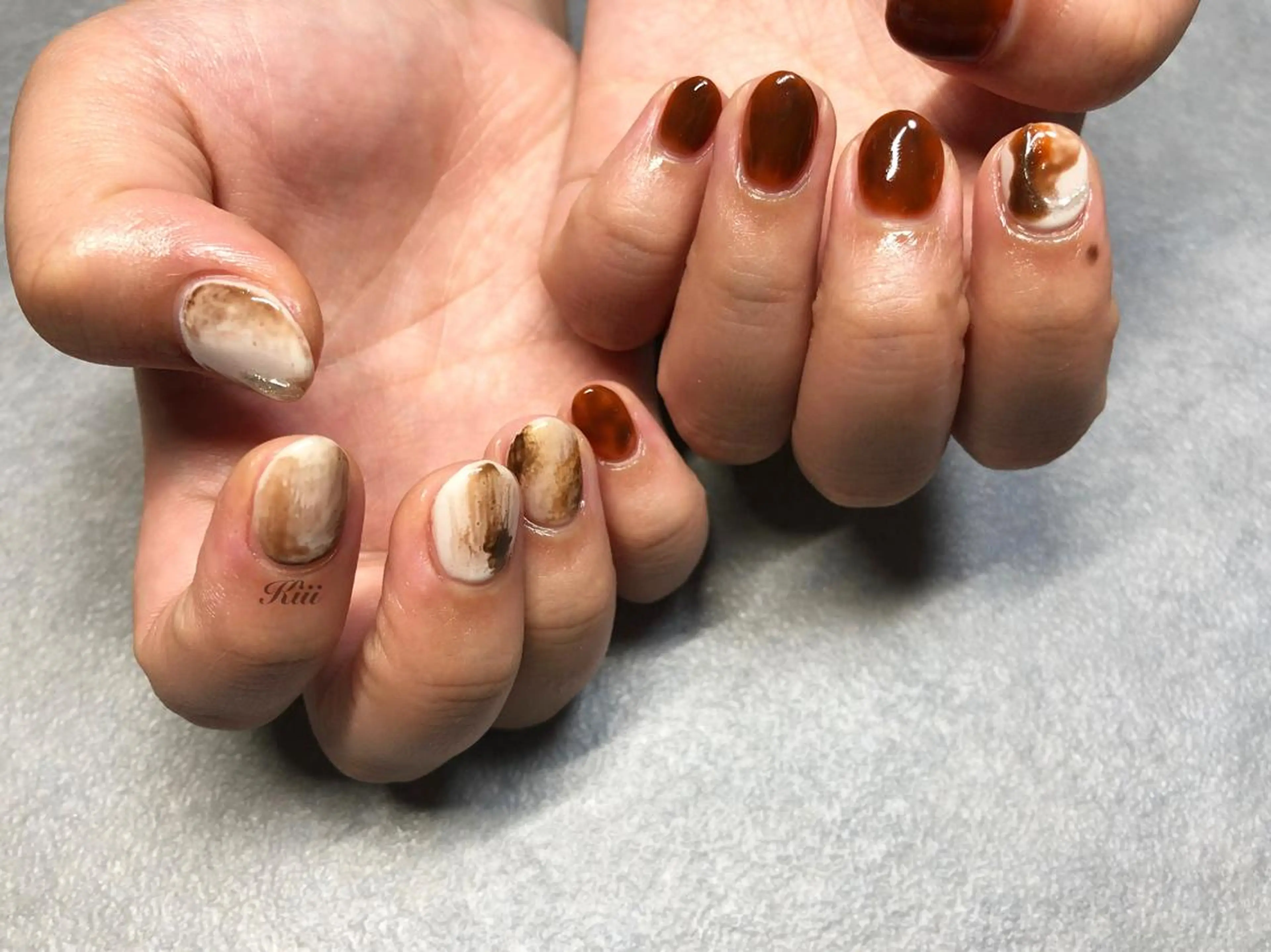 ネイル ハンドネイル フットネイル kiii.__ ✴︎*のネイルデザイン