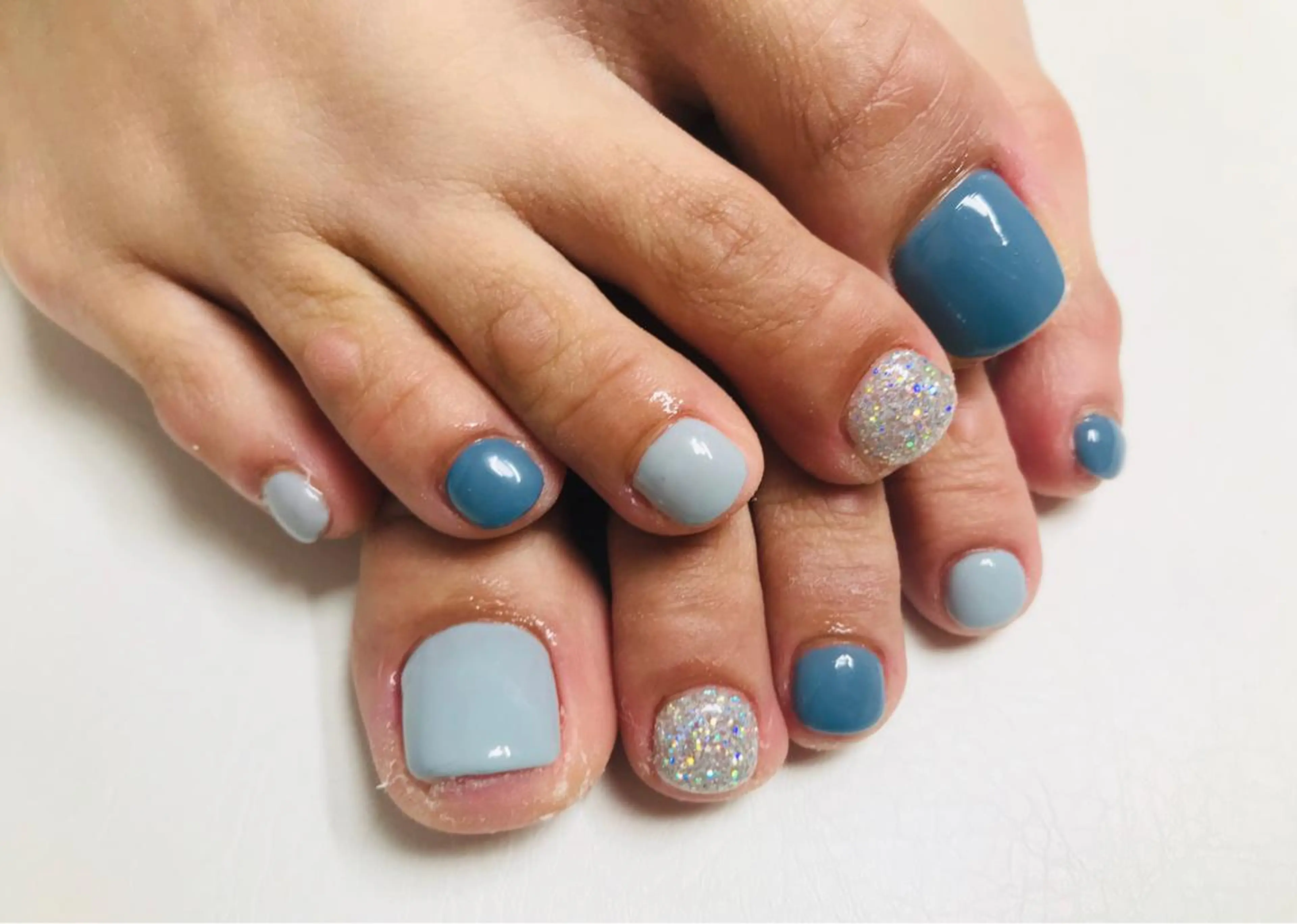 ネイル フットネイル Mana‪ ‪·͜· ❤︎‬のネイルデザイン