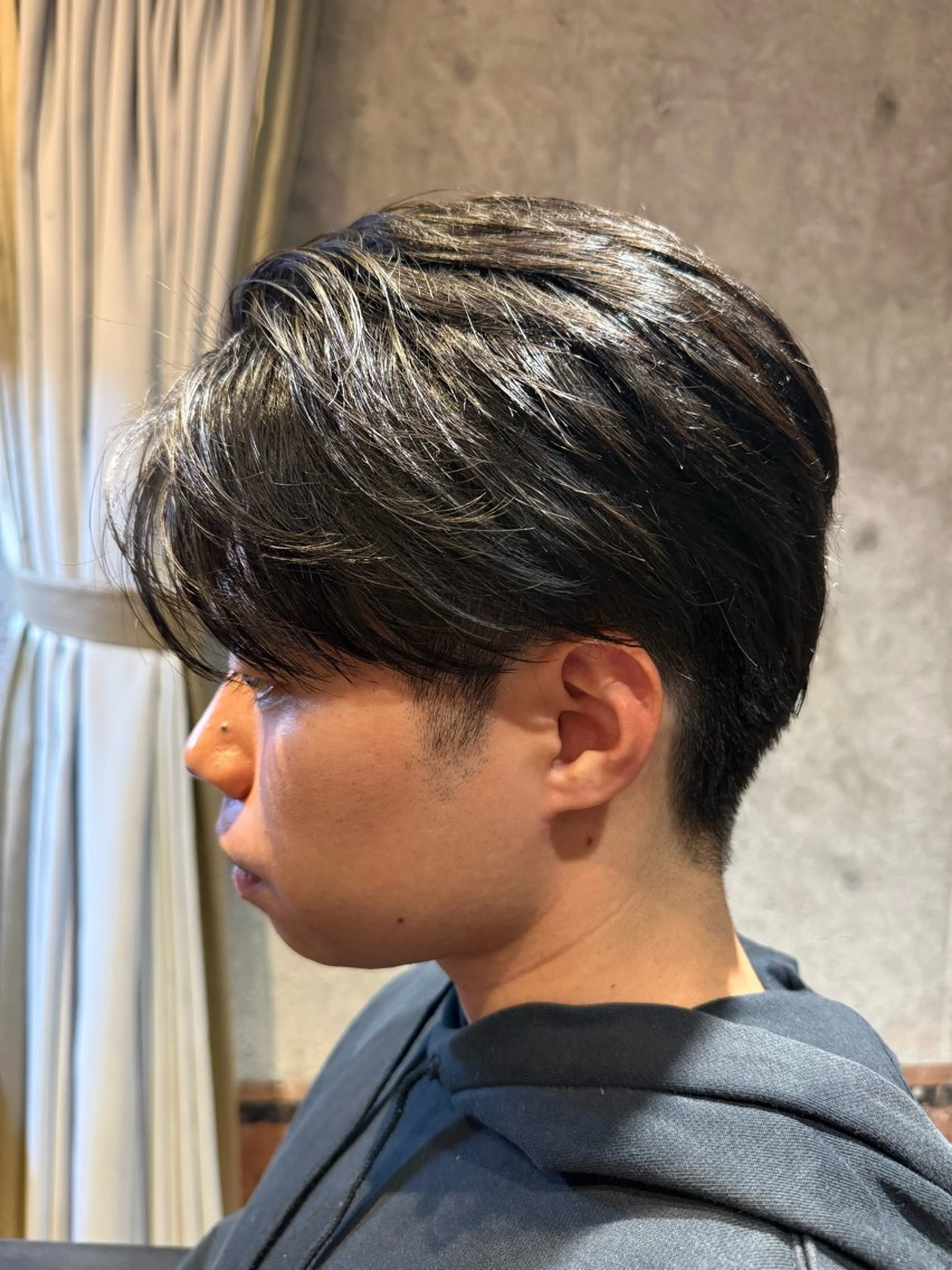 ショート パーマ メンズ ビジネス ショートヘア カット メンズ/佐藤 恒輝のヘアスタイル