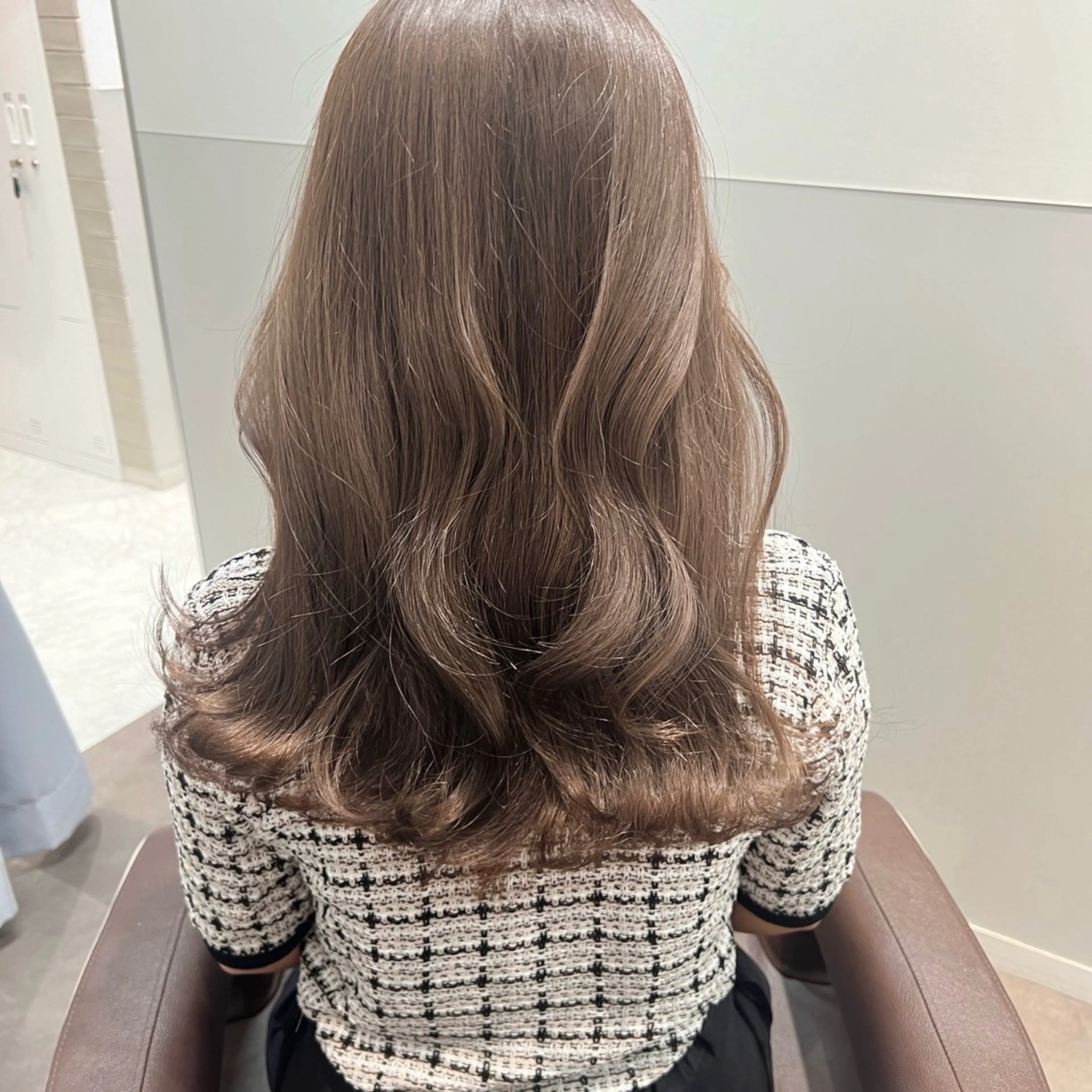 セミロング 韓国モテhair🍑 momoのヘアスタイル