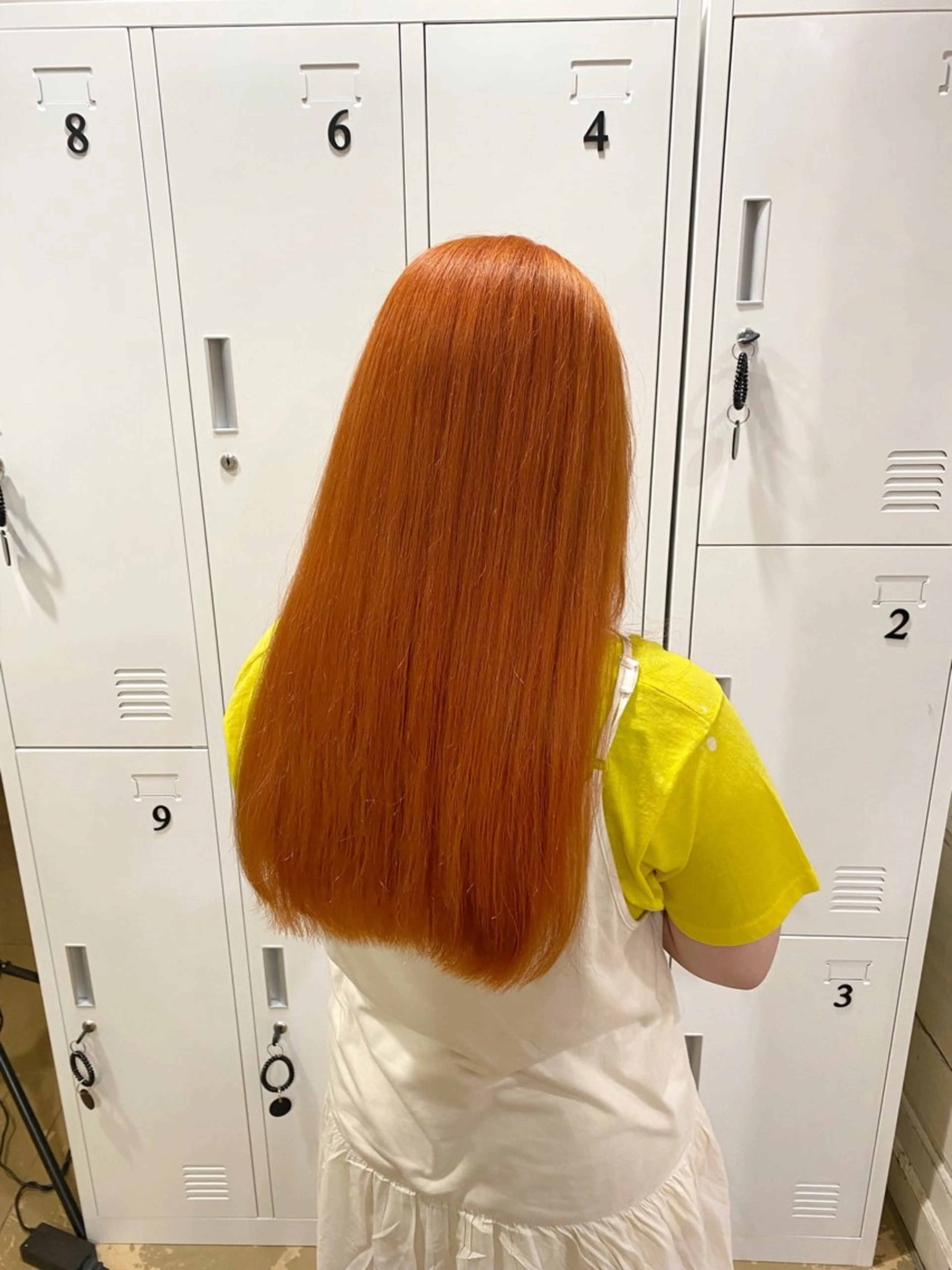 🍊御新規限定🍊韓国風カラー オレンジカラー エドル  ケアダブルカラー＋トリートメント🍊17490円🍊の写真