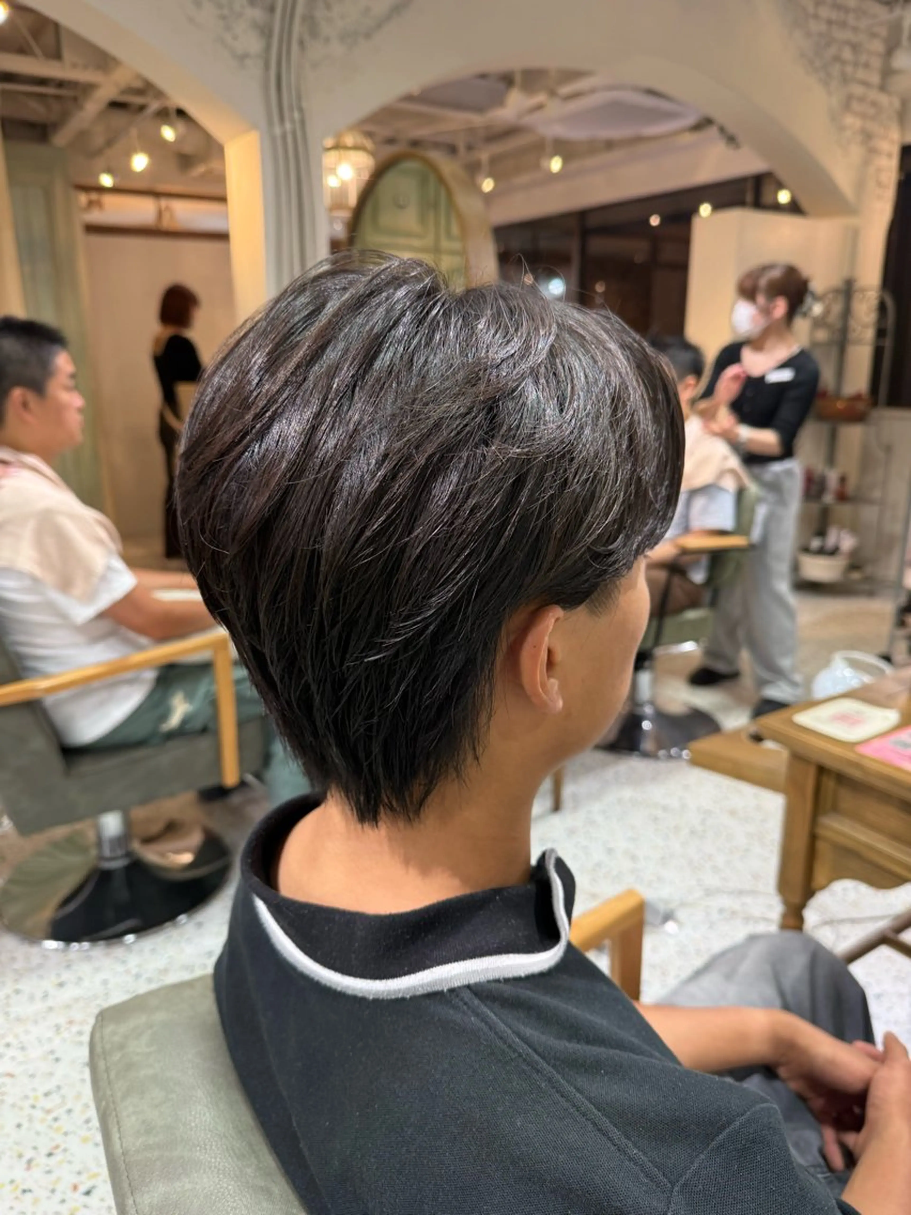 似合わせカット+縮毛矯正の写真