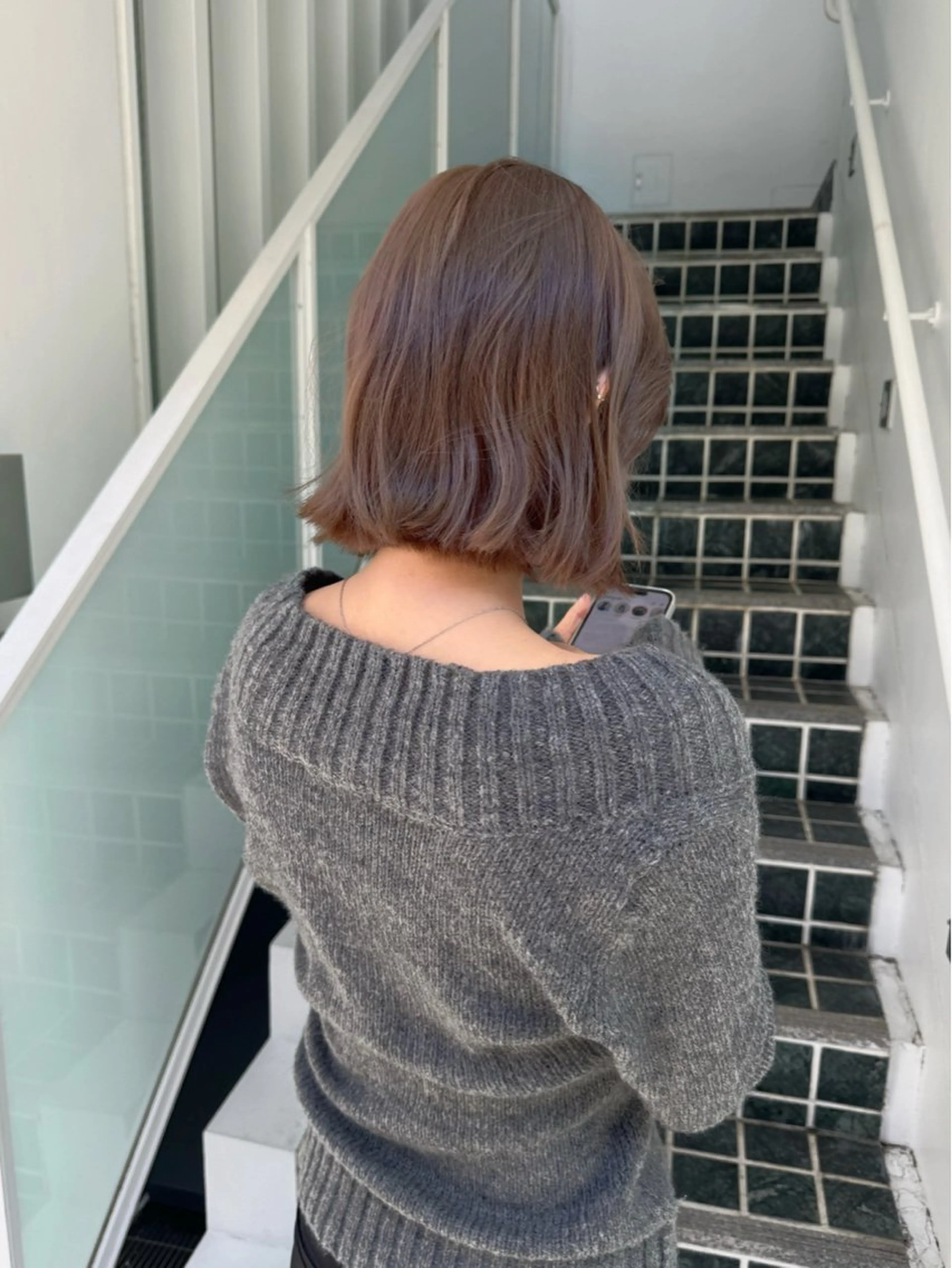 カラー ベージュカラー ブリーチ 透明感カラー ヘアカラー maina/透明感 ベージュ/ブラウンのヘアスタイル