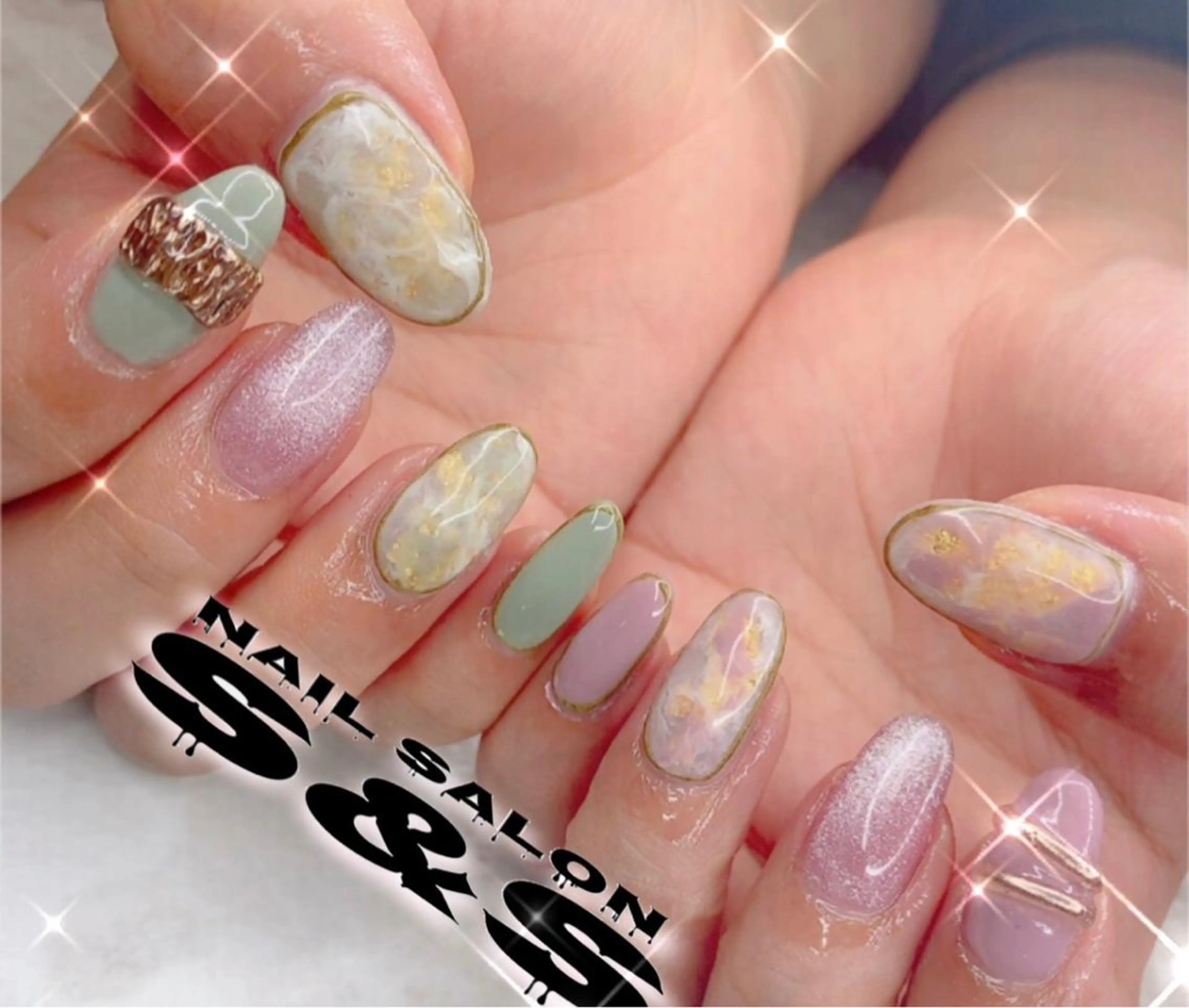 ネイル 長さ出し メンズネイル 持ち込み ニュアンスネイル スカルプネイル S&S 村田小百合のネイルデザイン