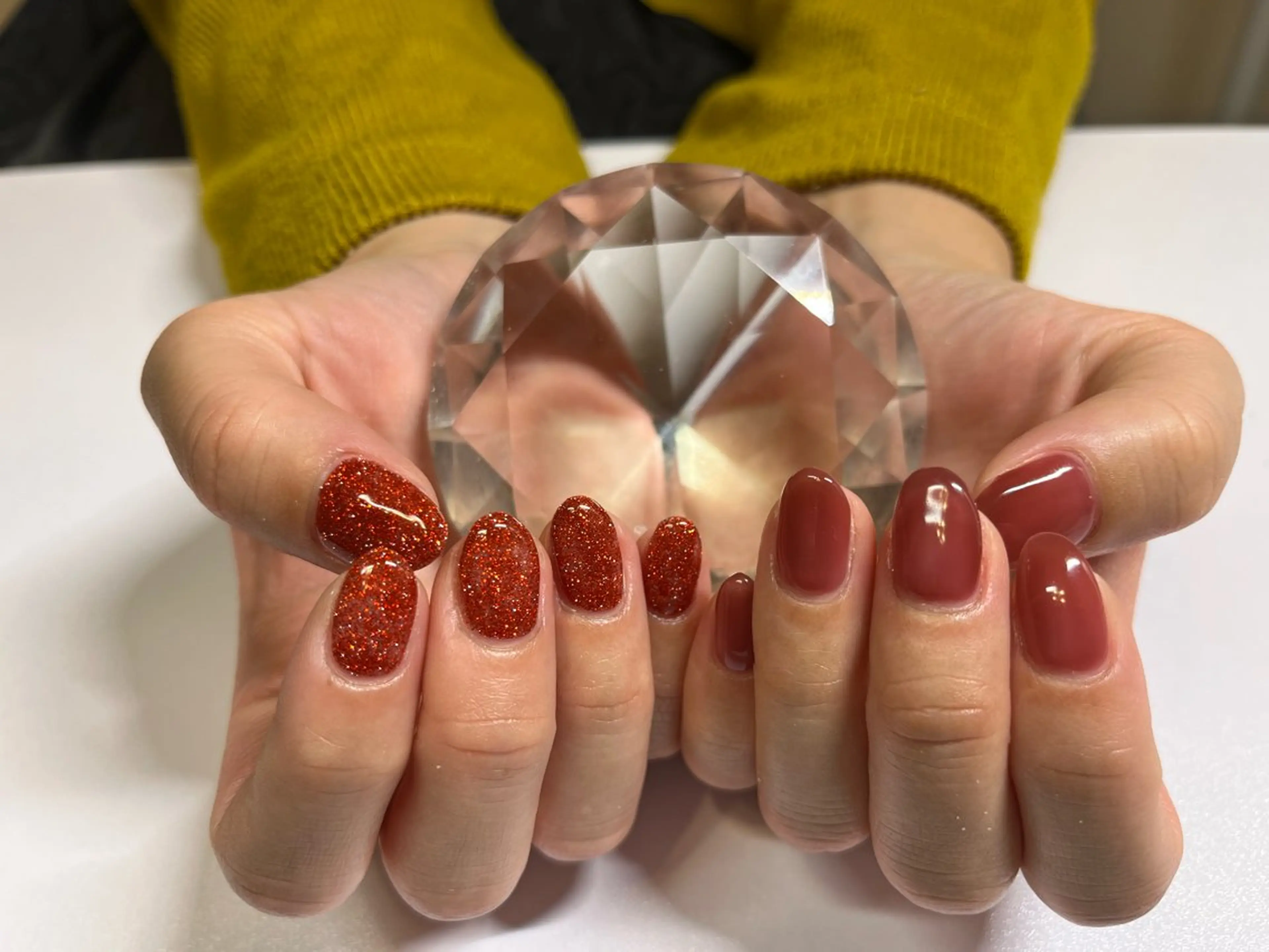 ネイル マグネットネイル ニュアンスネイル ワンカラーネイル シンプルネイル 夏ネイル プライベートサロン N's Nailのネイルデザイン