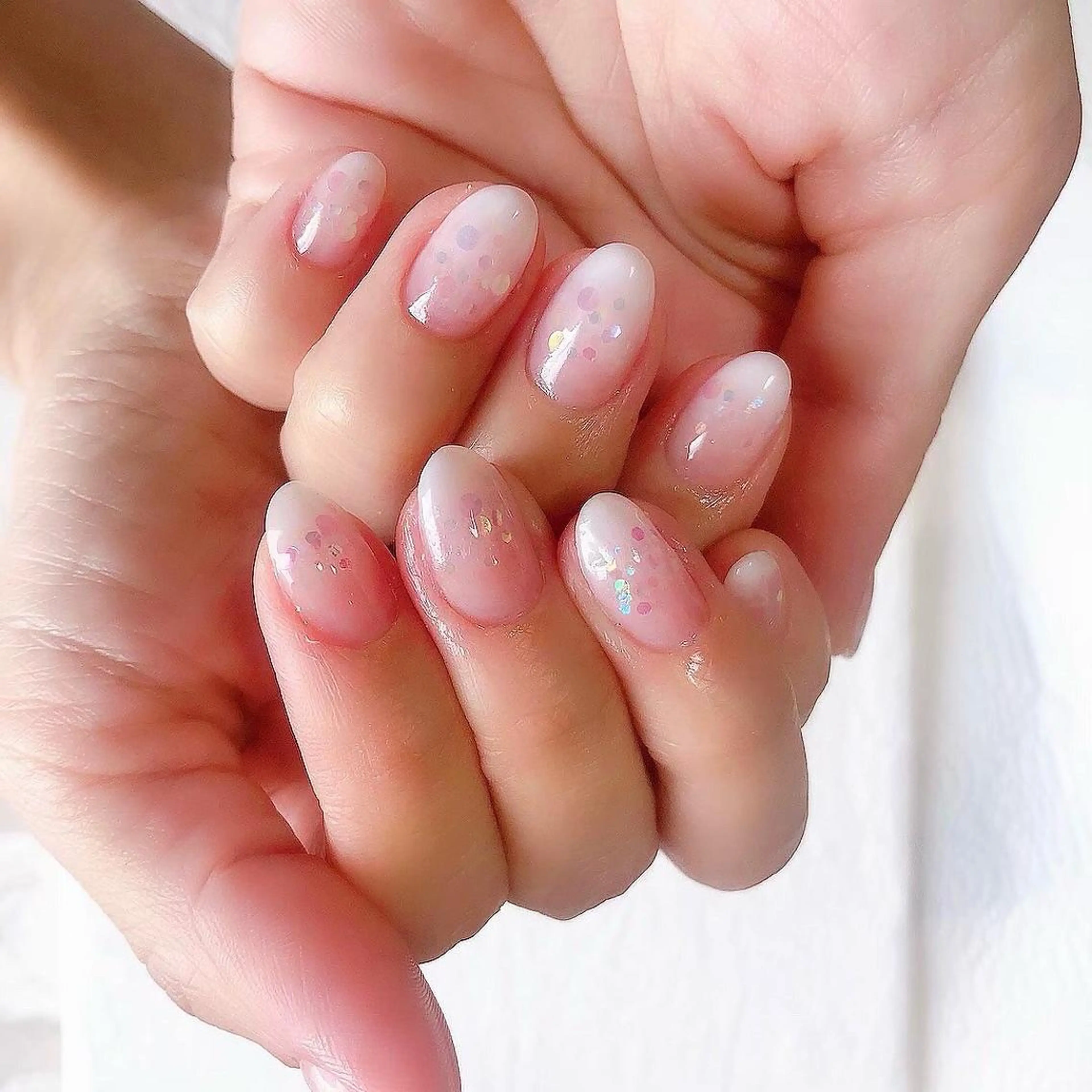 ネイル アートネイル ジェルネイル キラキラネイル オフィスネイル ショートネイル ♾nail 恵美のマツエク・マツパデザイン