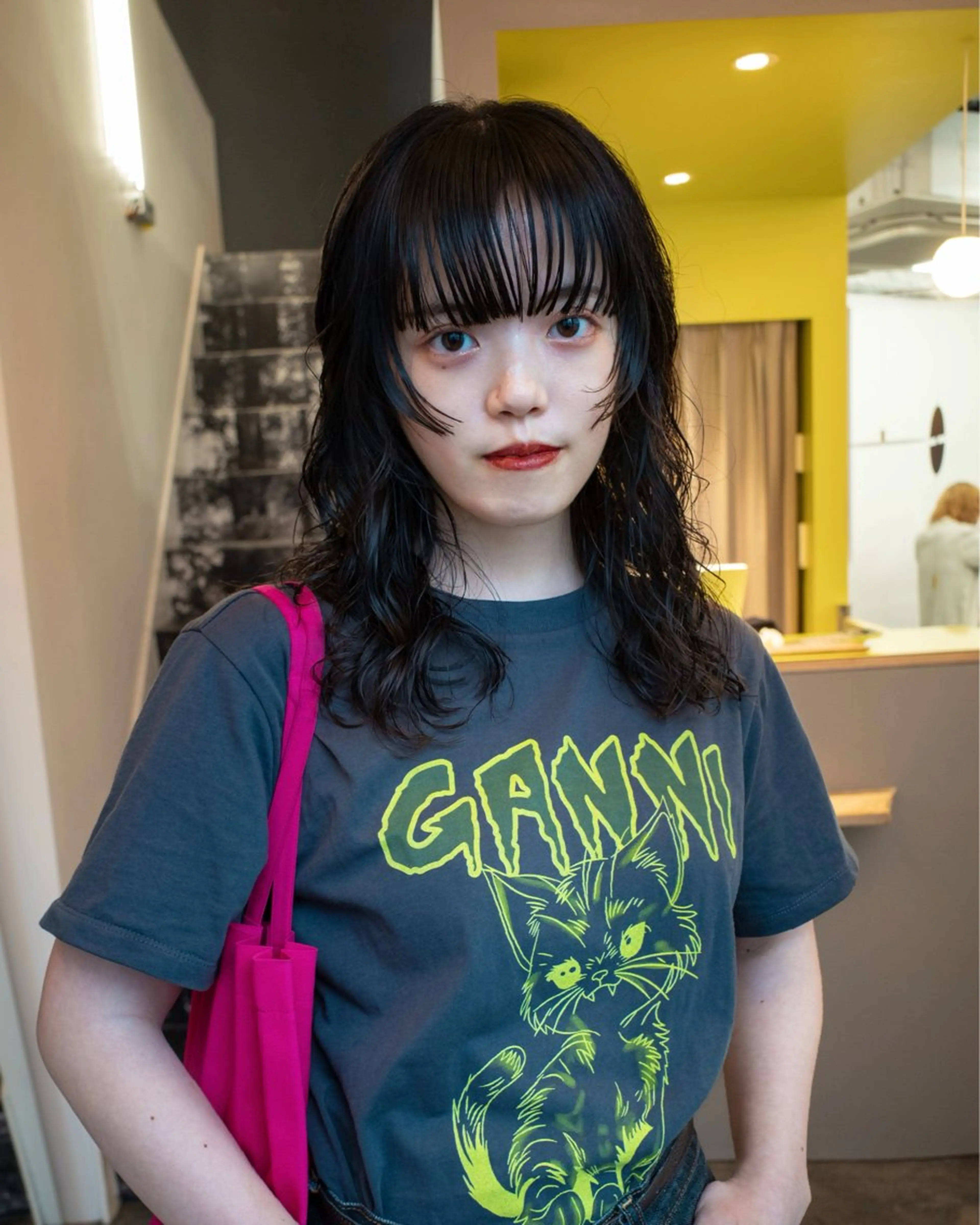 ミディアム パーマ カット パーマ レイヤー/パーマ /ウルフ/nabeのヘアスタイル