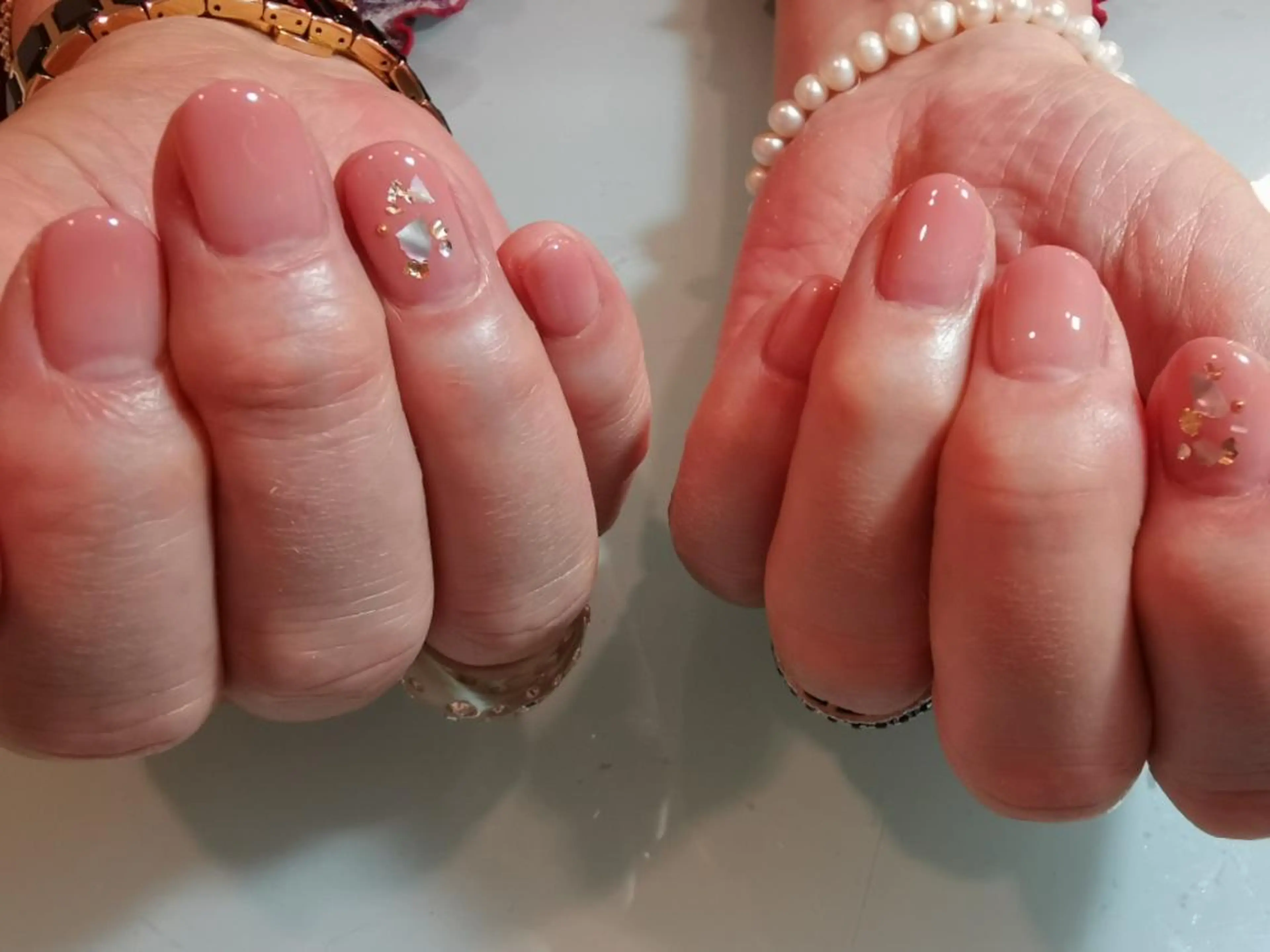 ネイル カラー ベージュカラー 人気エリア💖完全個室【ルリエ】所属・ネイルサロン Lelienルリエのネイルデザイン