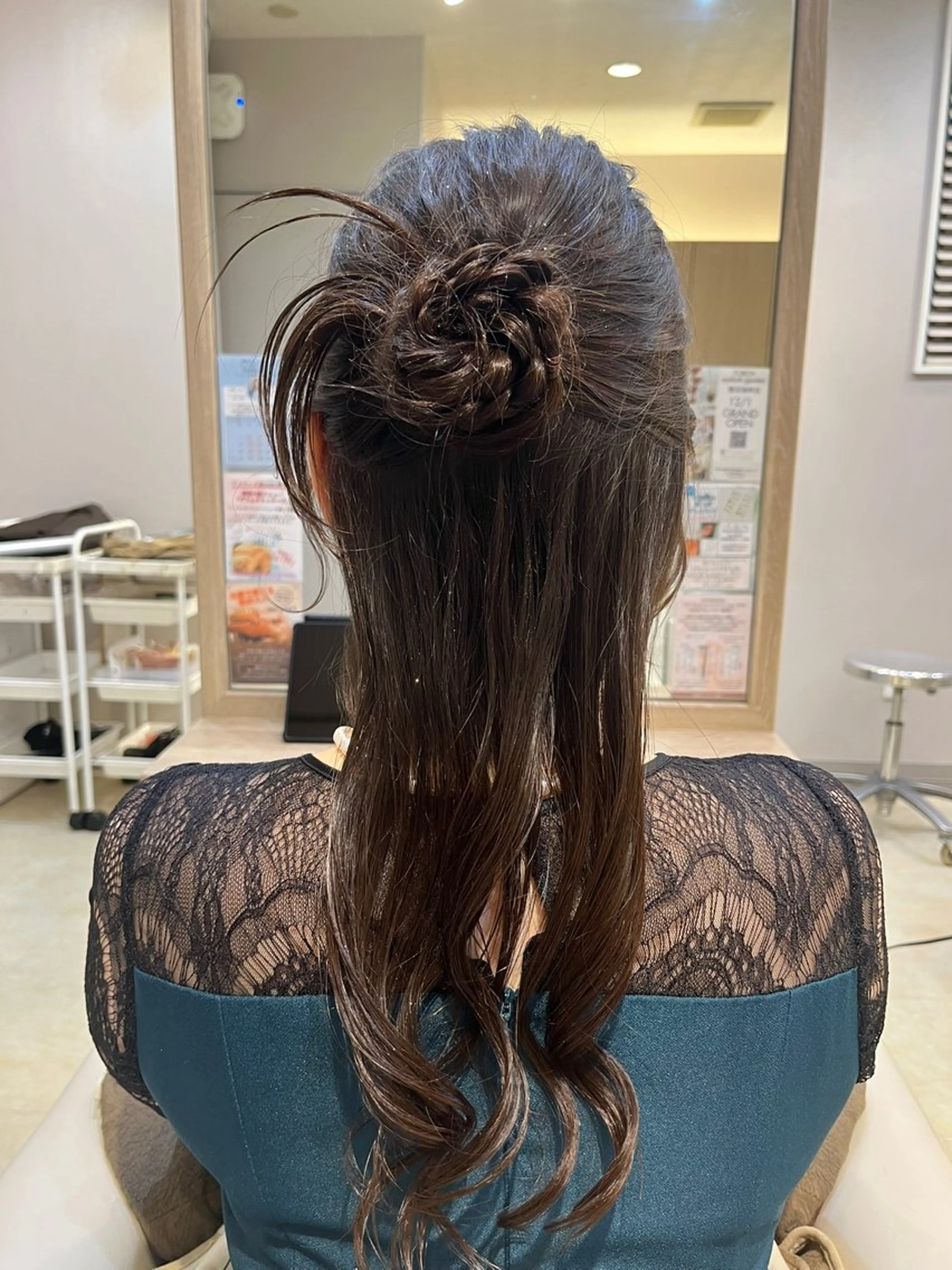 【結婚式やイベント前に🎶】ヘアセット、ヘアアレンジの写真
