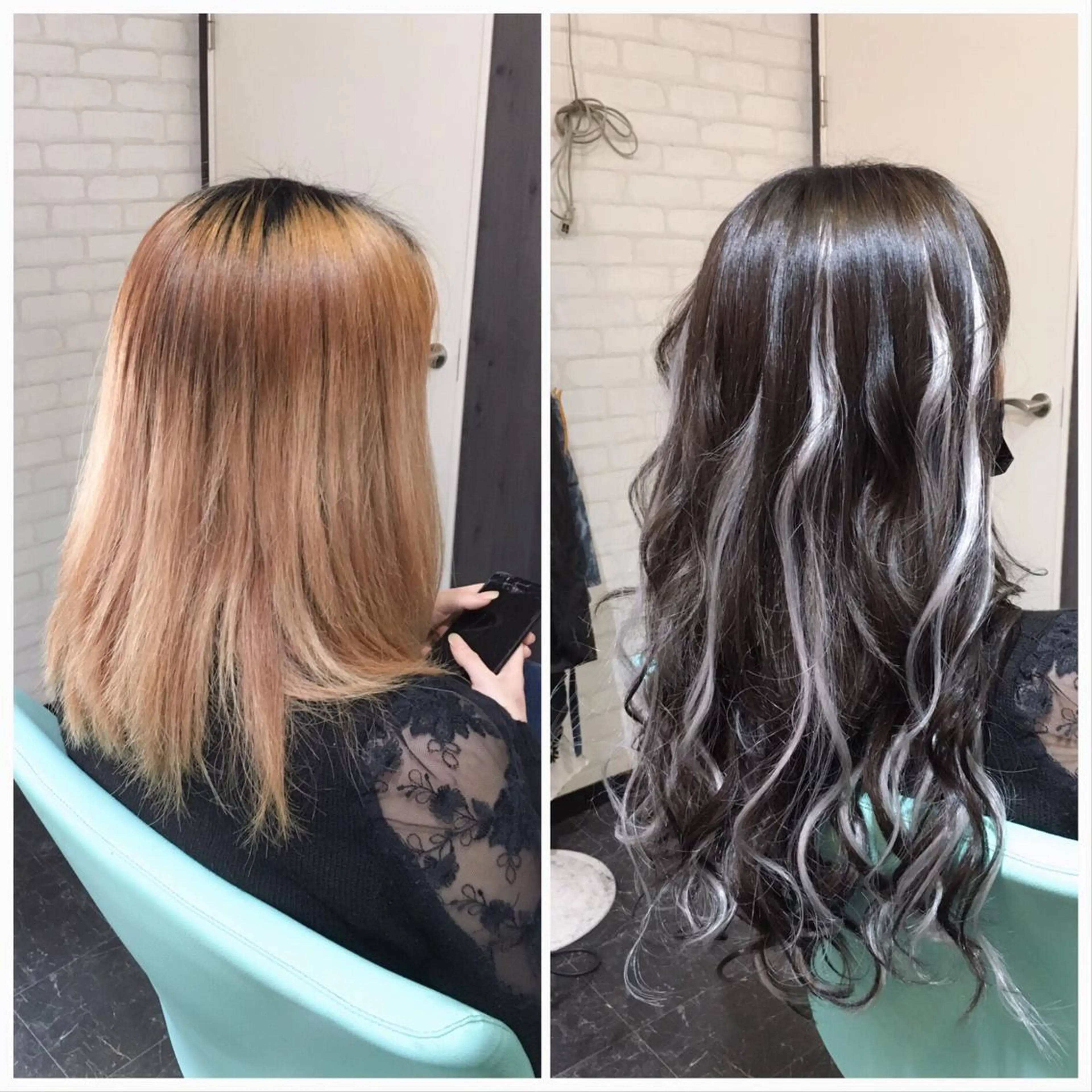 セミロング カラー ヘアアレンジ Kimura Shinyaのヘアスタイル