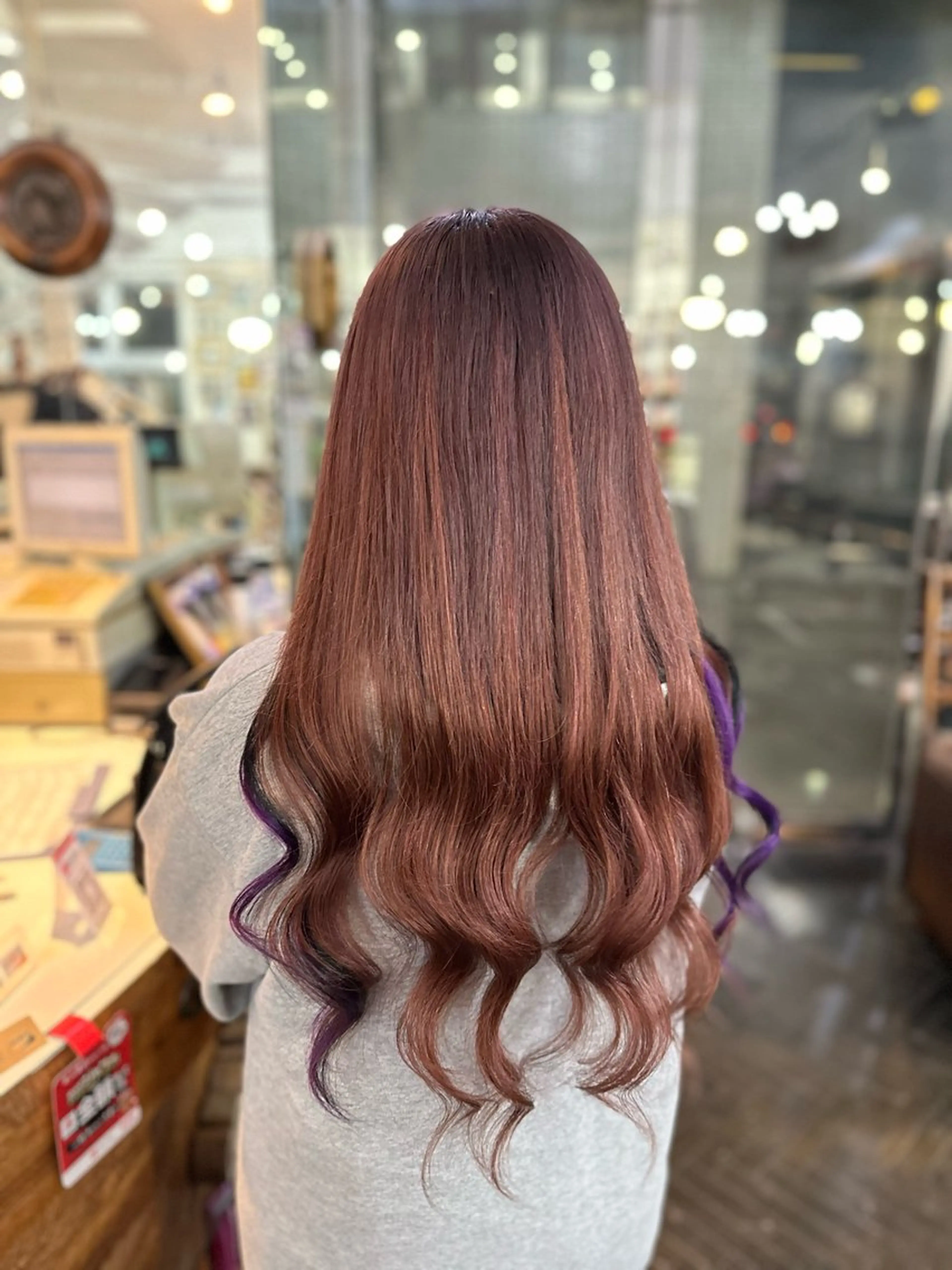 ロング エクステ カット エクステ レイヤーカット/ カラー/長谷恵花のヘアスタイル