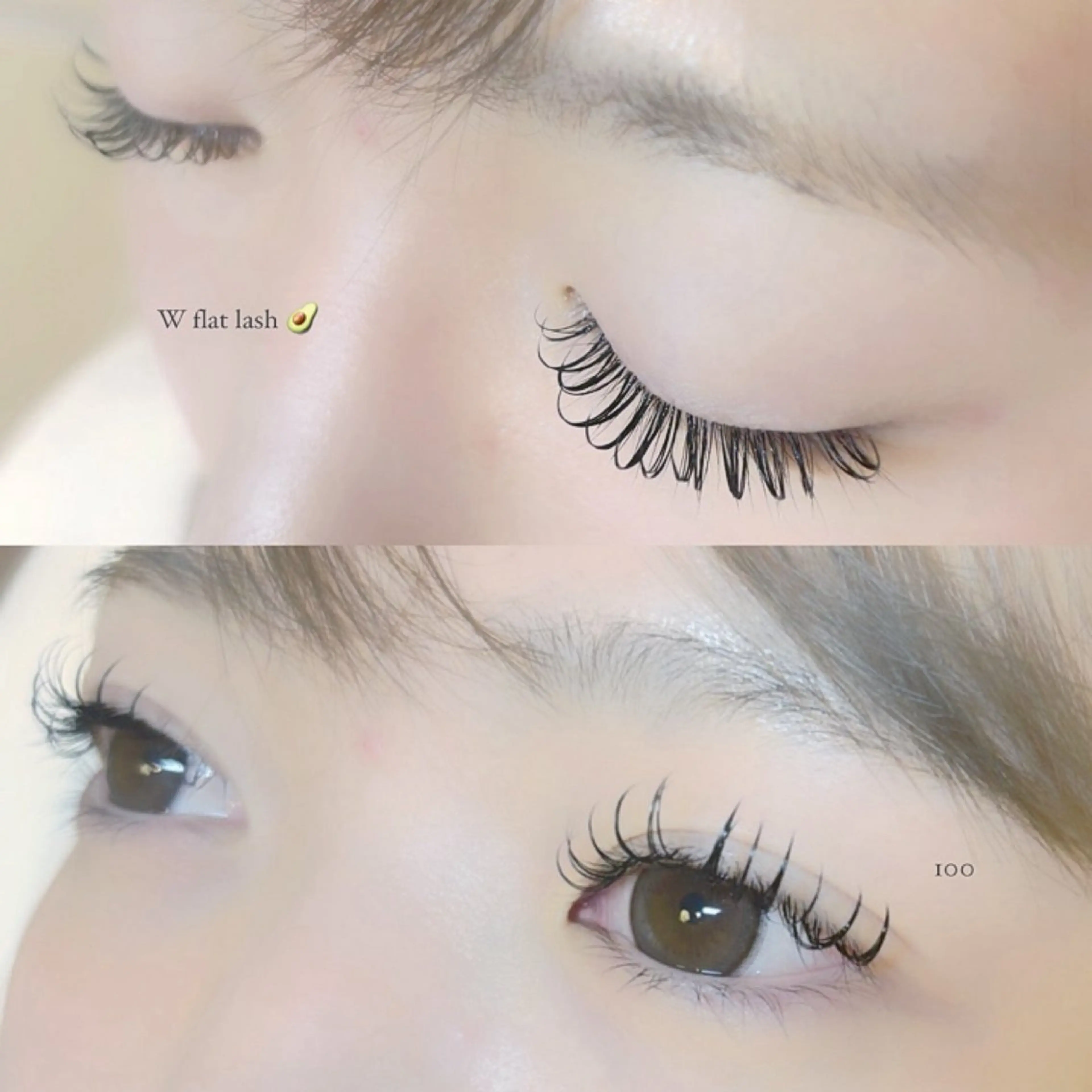 マツエク・マツパ 束感まつ毛 フラットラッシュ 韓国風マツエク apis eye所属・apis eyeのマツエク・マツパデザイン