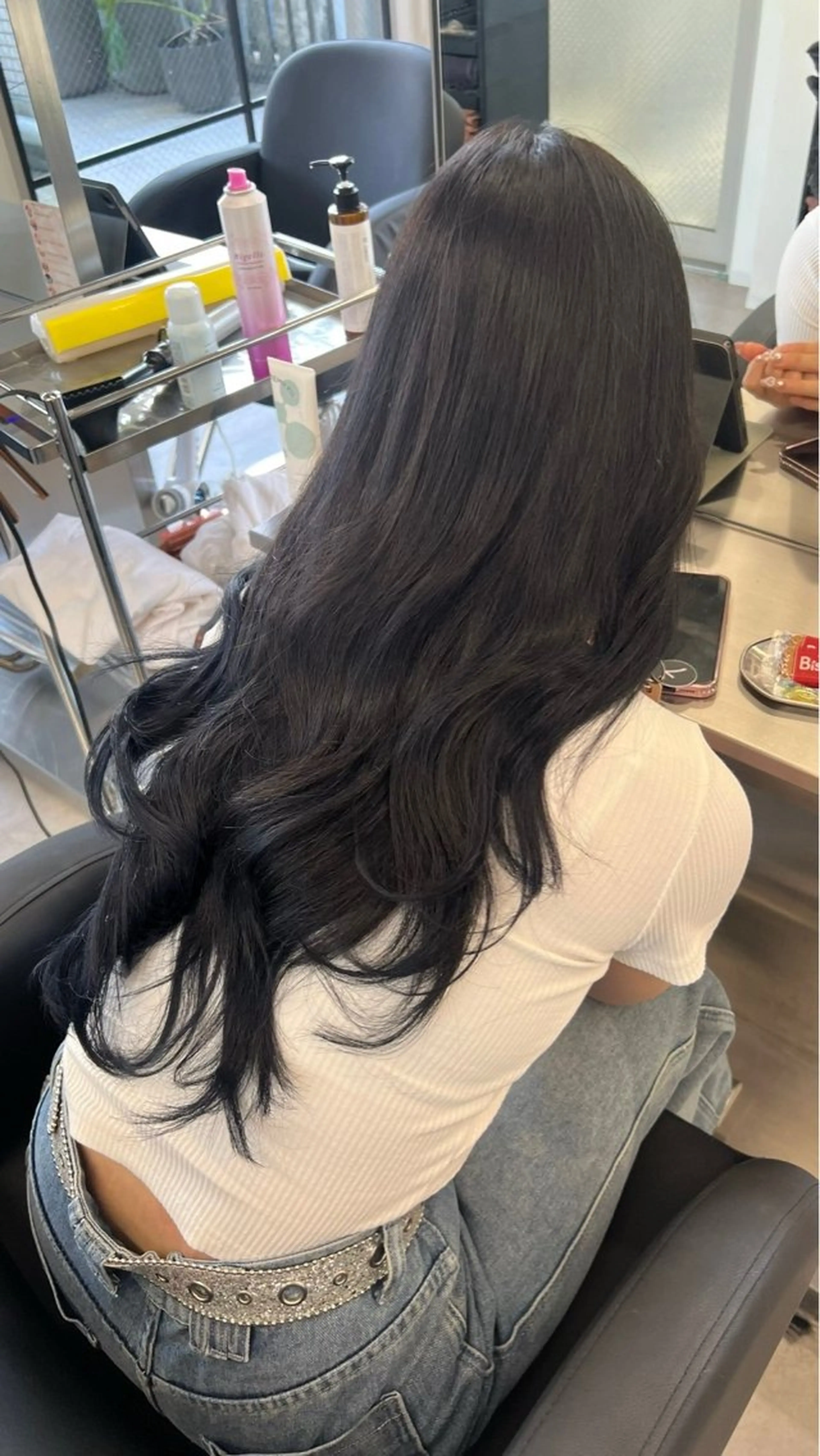 ロング カット エクステ 似合わせカラー/ ブリーチ🤩店長レンのヘアスタイル