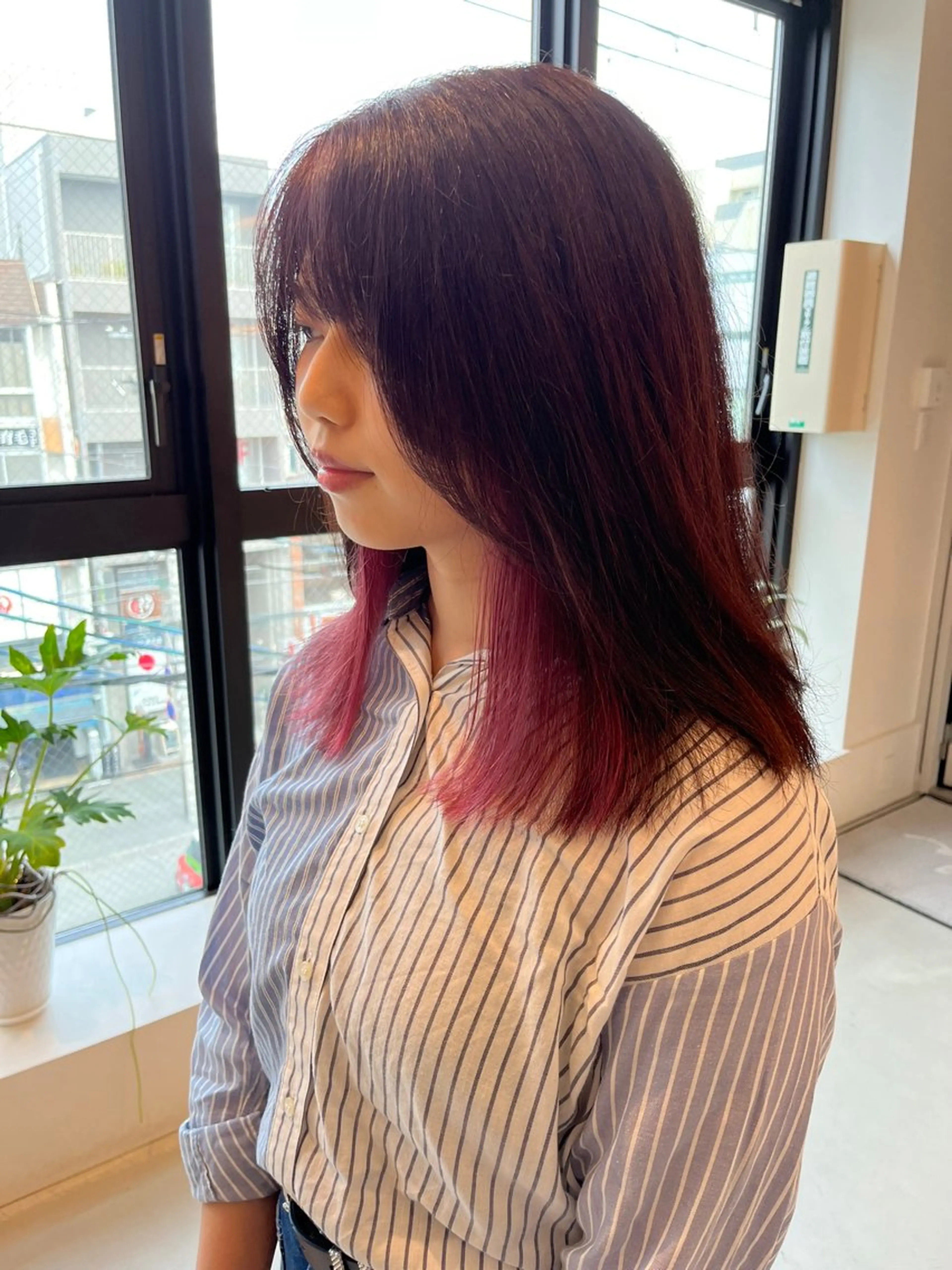 ミディアム 透明感カラー/艶髪/ 高城潤也のヘアスタイル