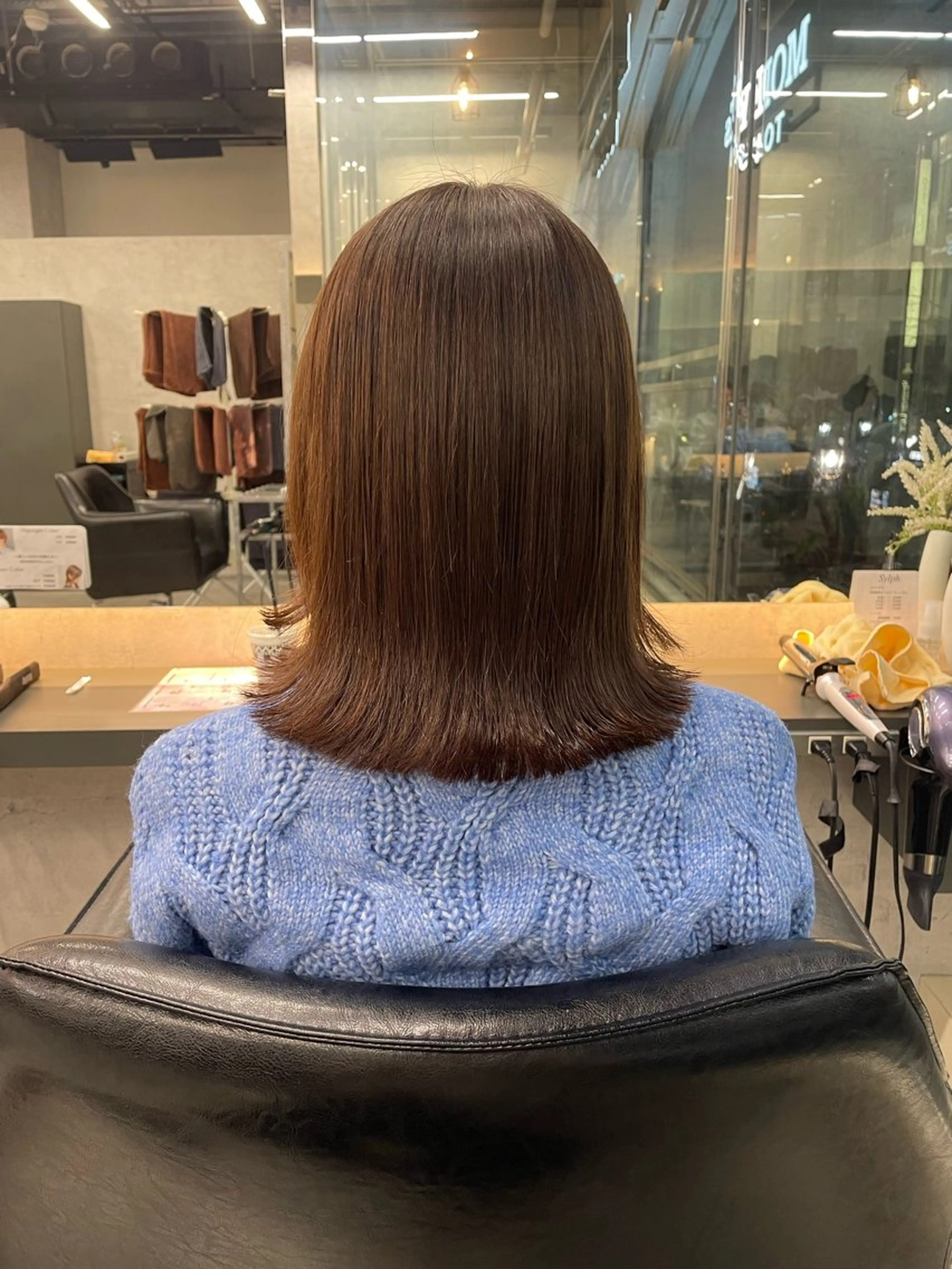 ミディアム レイヤー×顔周 り×髪質改善/MIUのヘアスタイル