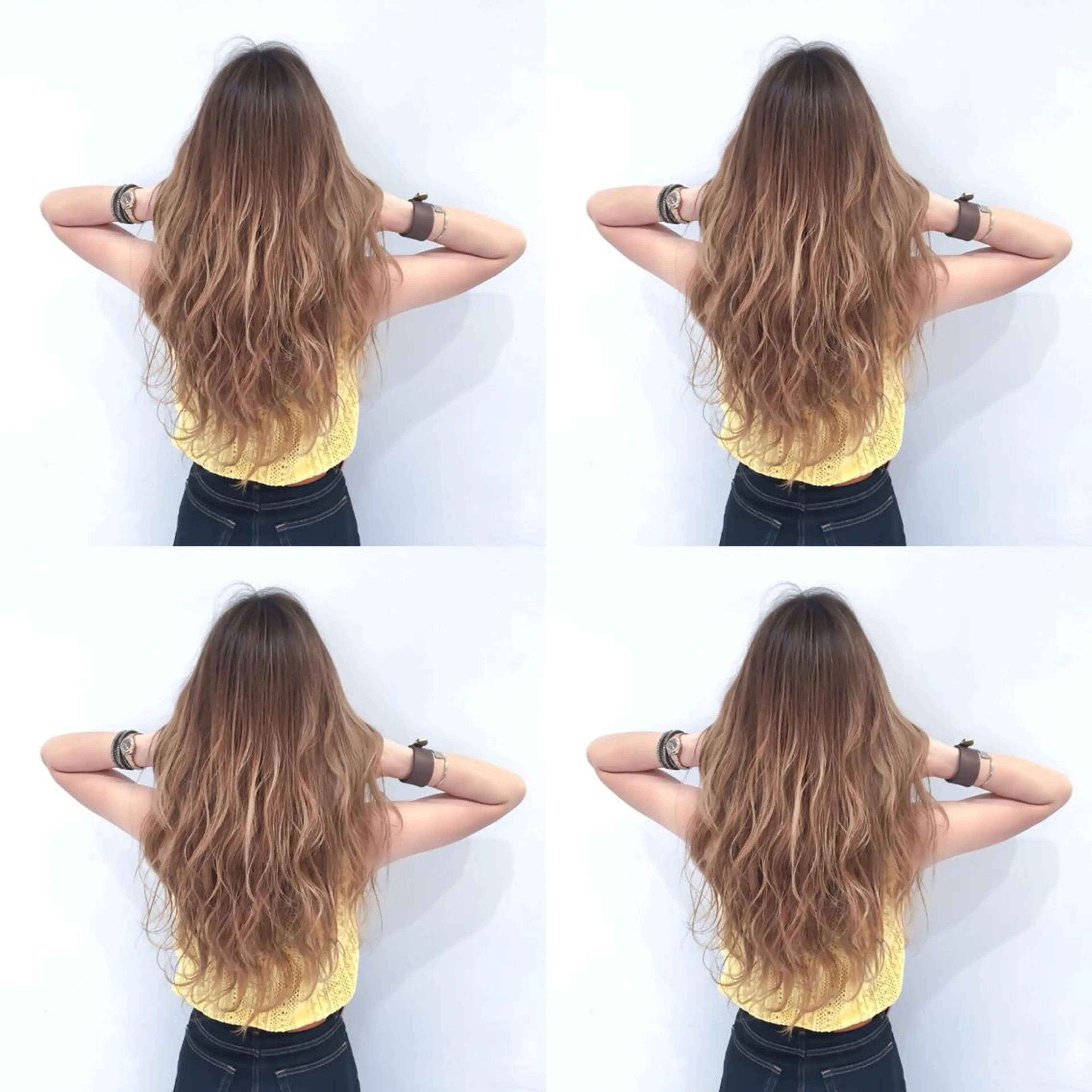 ロング カラー なんば髪質改善カラー Ardoreのヘアスタイル