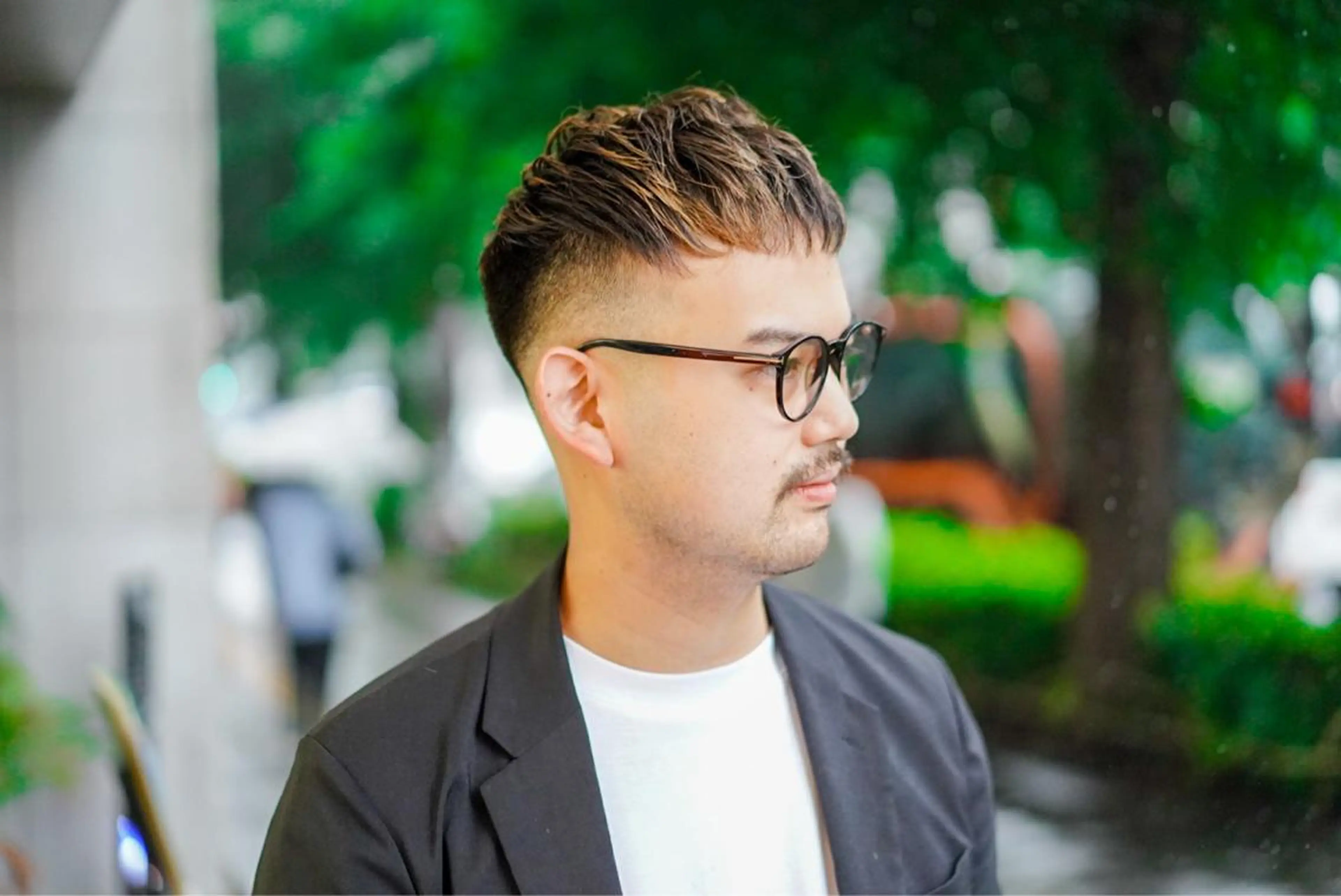 ショート メンズ フェードカット メンズパーマ ツーブロック 新宿メンズNo.1 代表:中野拓也のヘアスタイル