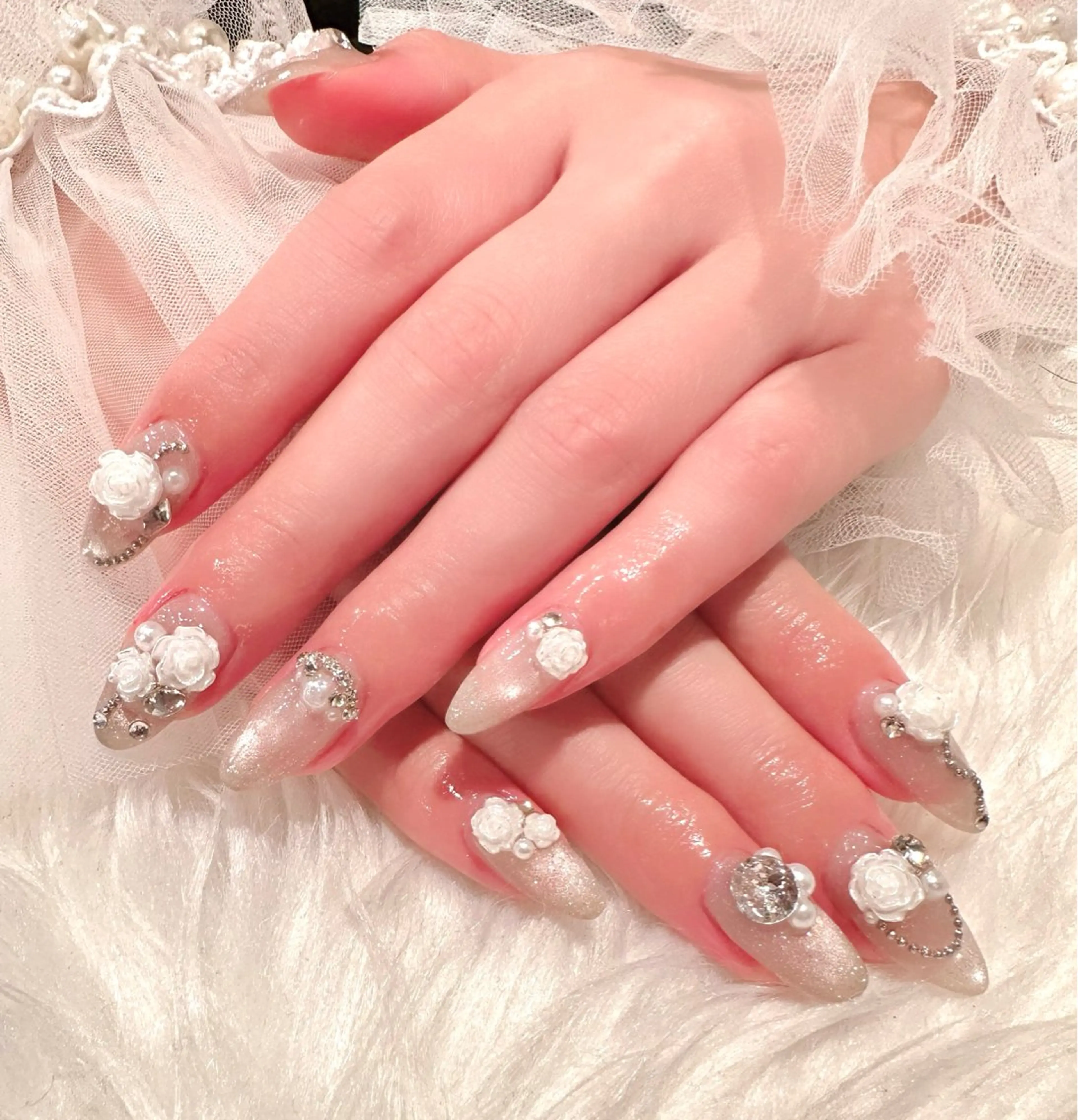 ネイル 持ち込み ハンドネイル nail untitled🎀のネイルデザイン