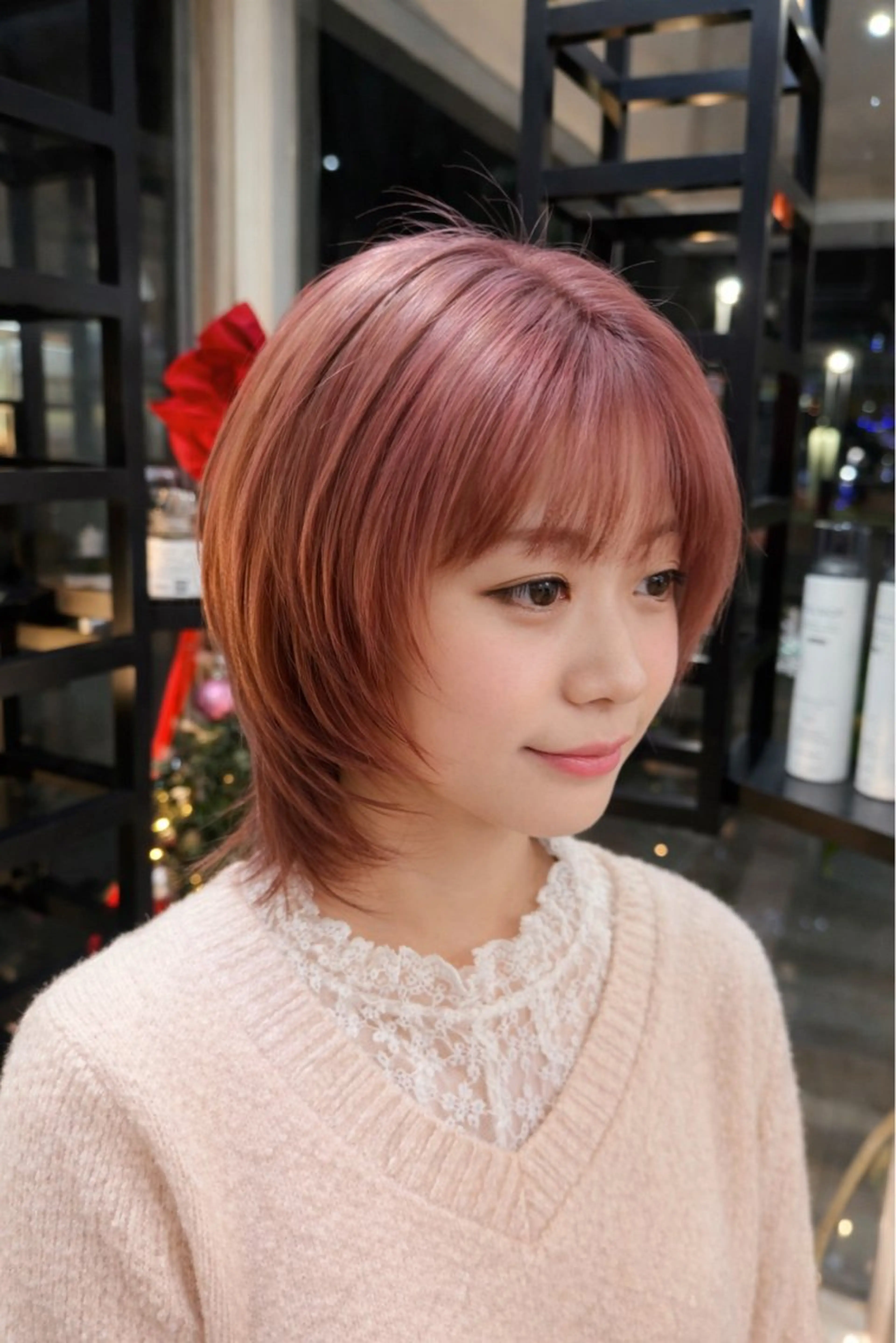 ミディアム カラー カット ヘアカラー トリートメント 髪質改善✨🫧三澤 廉 M.SLASHのヘアスタイル