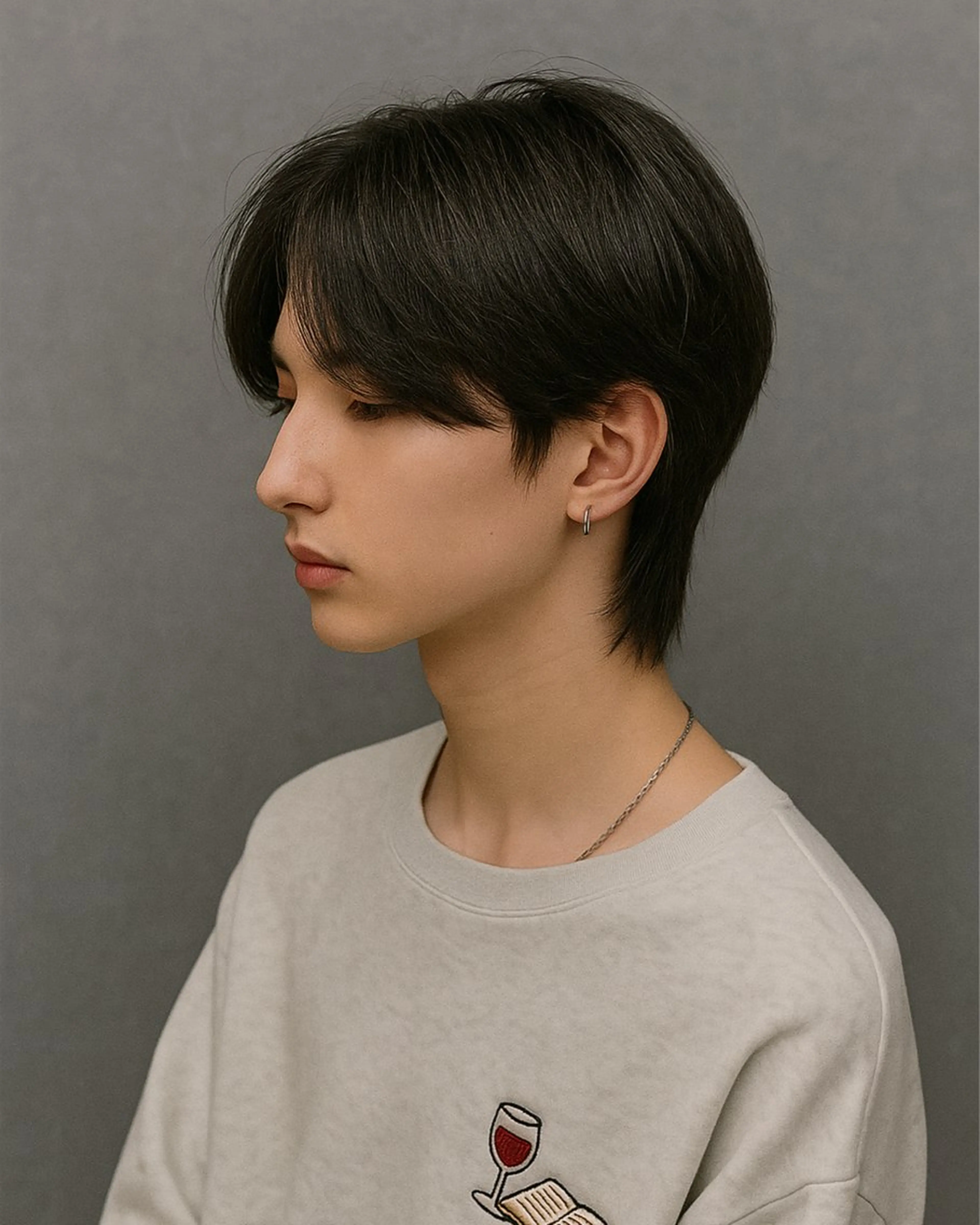 ショート パーマ ヘアアレンジ メンズ カット ヘアセット Ryo横浜韓国ヘア/ ハイトーン/縮毛矯正のヘアスタイル